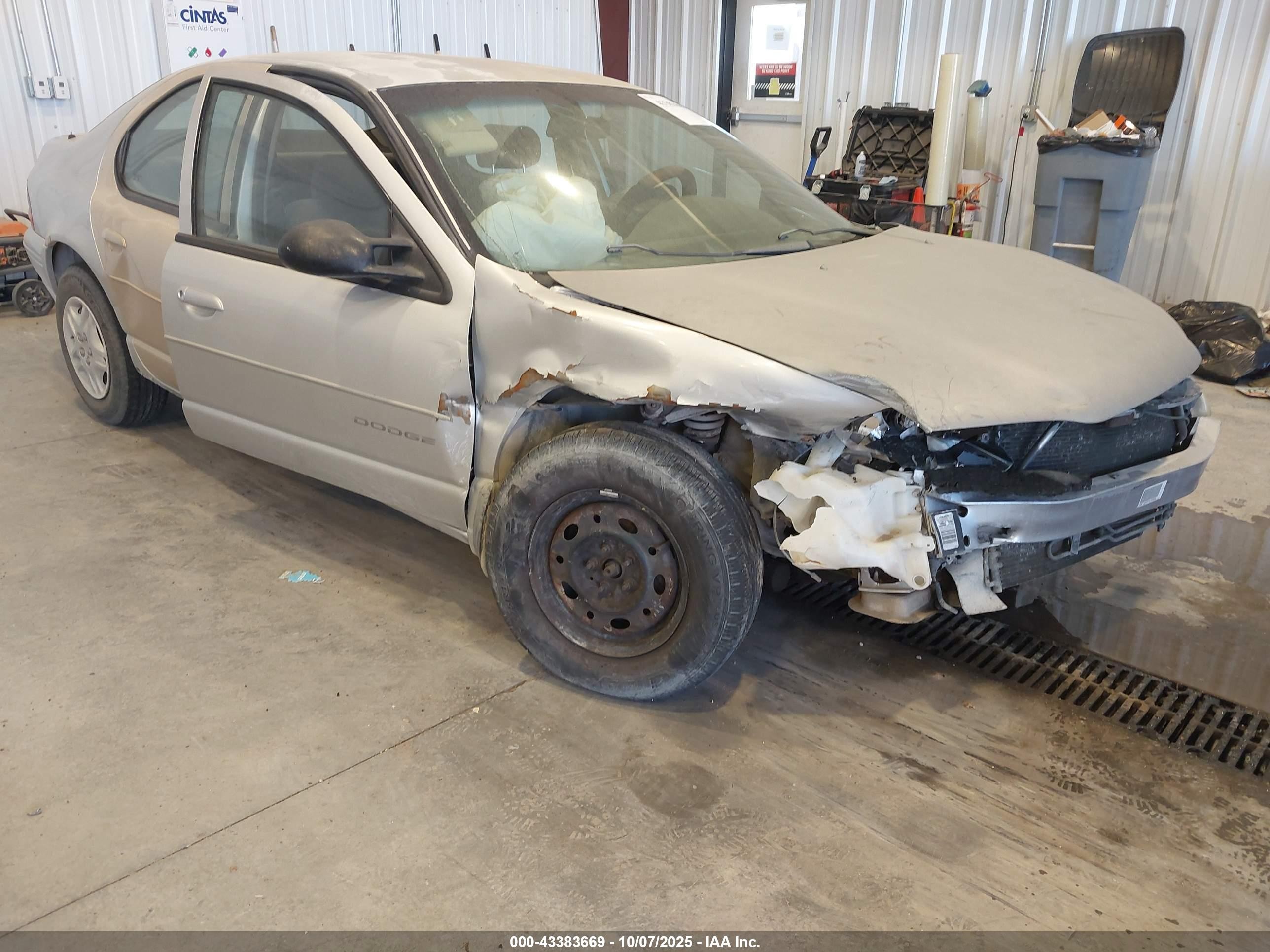 2000 Dodge Stratus Se Серебряный vin: 1B3EJ46X5YN169929
