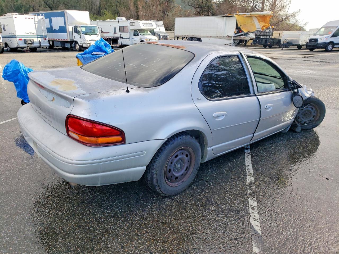 2000 Dodge Stratus Se Silver vin: 1B3EJ46X5YN229899