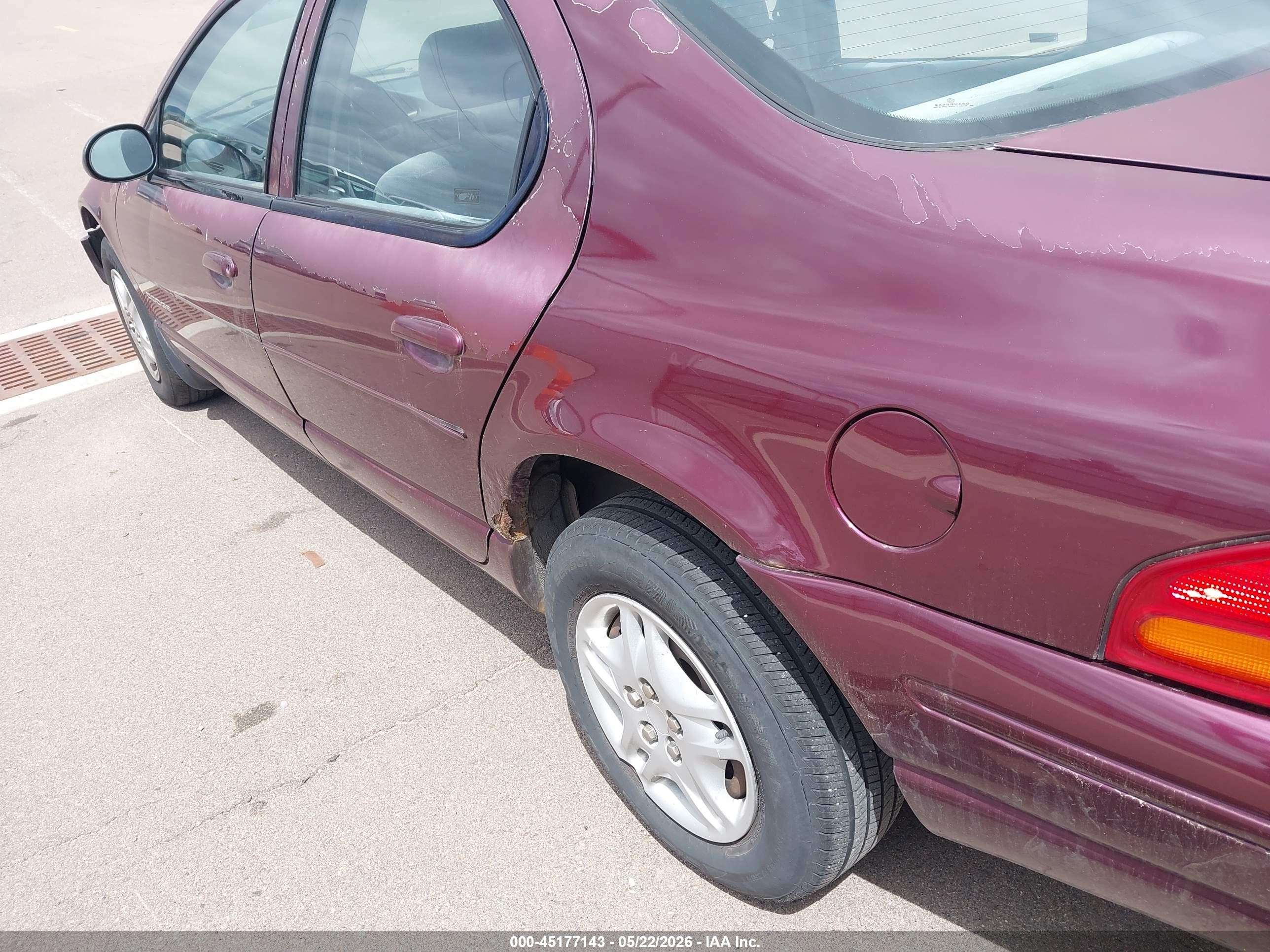 1999 Dodge Stratus   Pink vin: 1B3EJ46X6XN676918