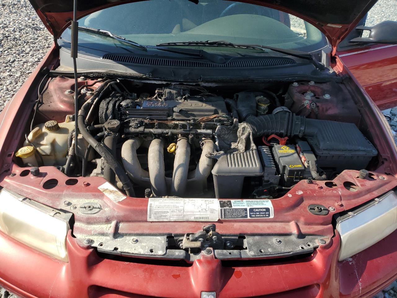 2000 Dodge Stratus Se Red vin: 1B3EJ46X8YN175496