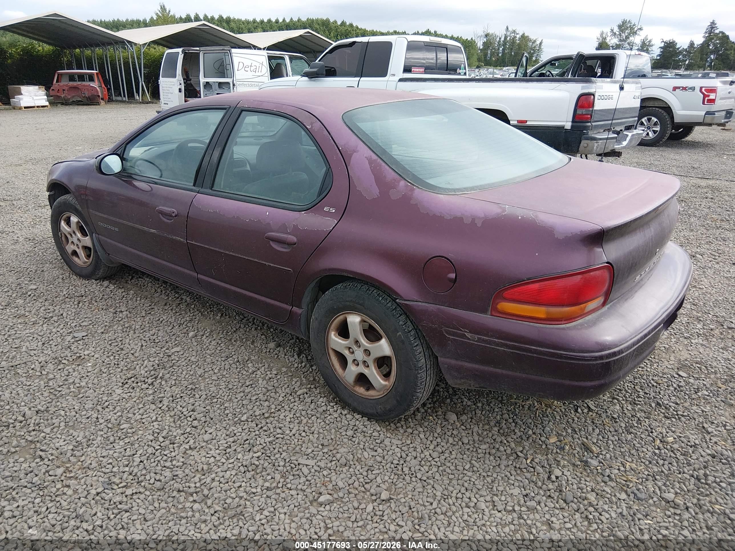 2000 Dodge Stratus Es Фиолетовый vin: 1B3EJ56H4YN250225