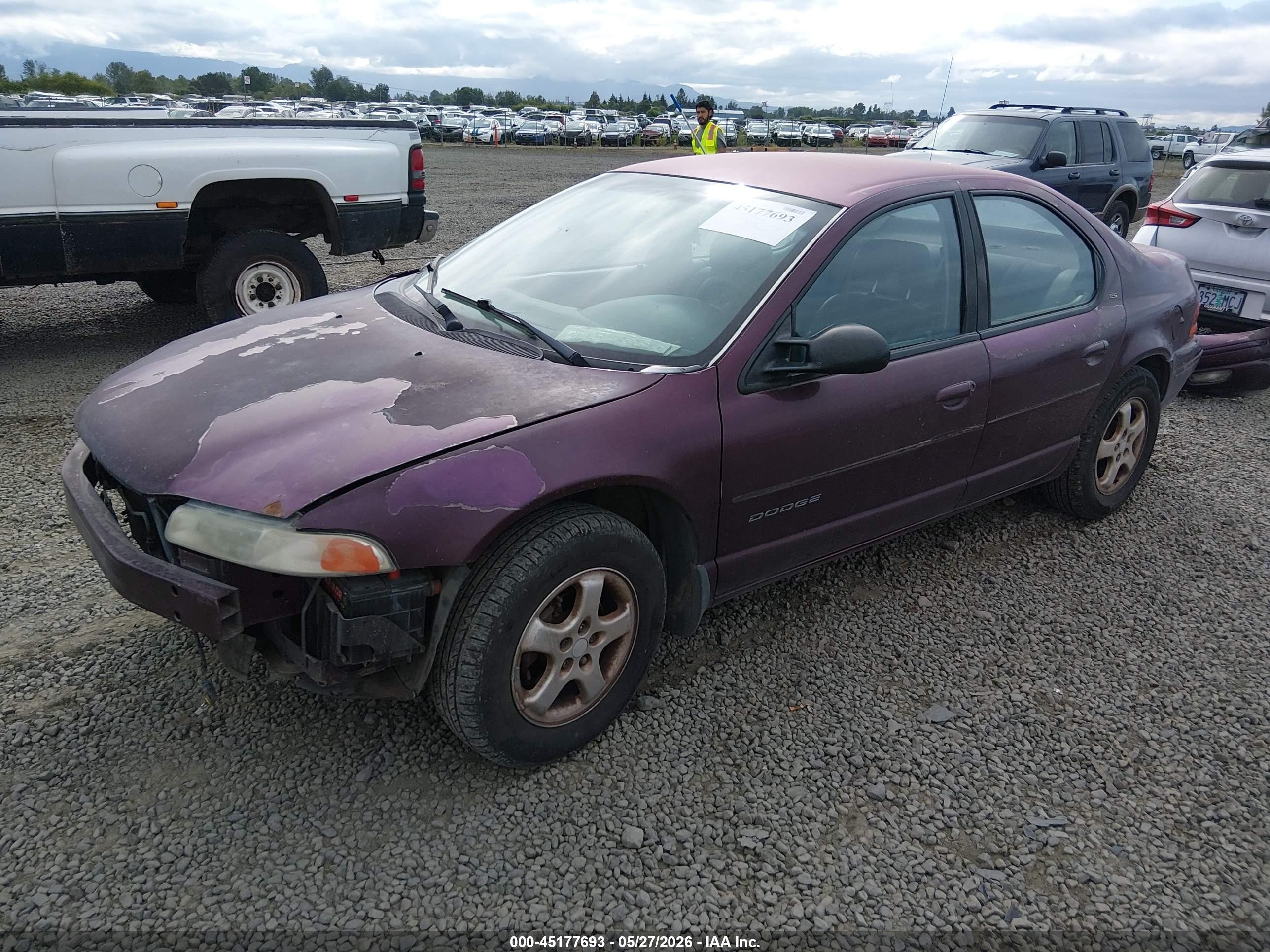 2000 Dodge Stratus Es Фиолетовый vin: 1B3EJ56H4YN250225