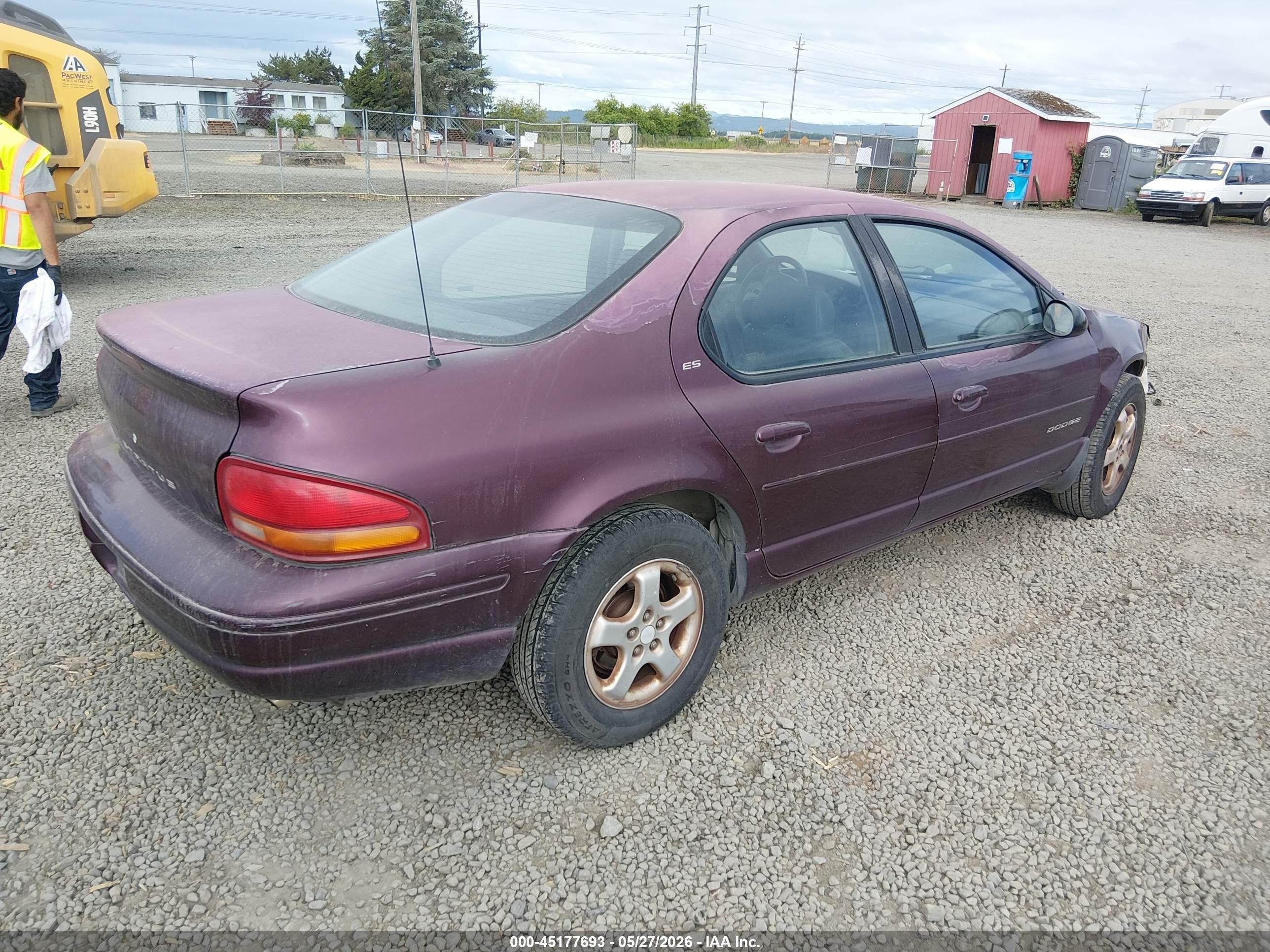 2000 Dodge Stratus Es Фиолетовый vin: 1B3EJ56H4YN250225