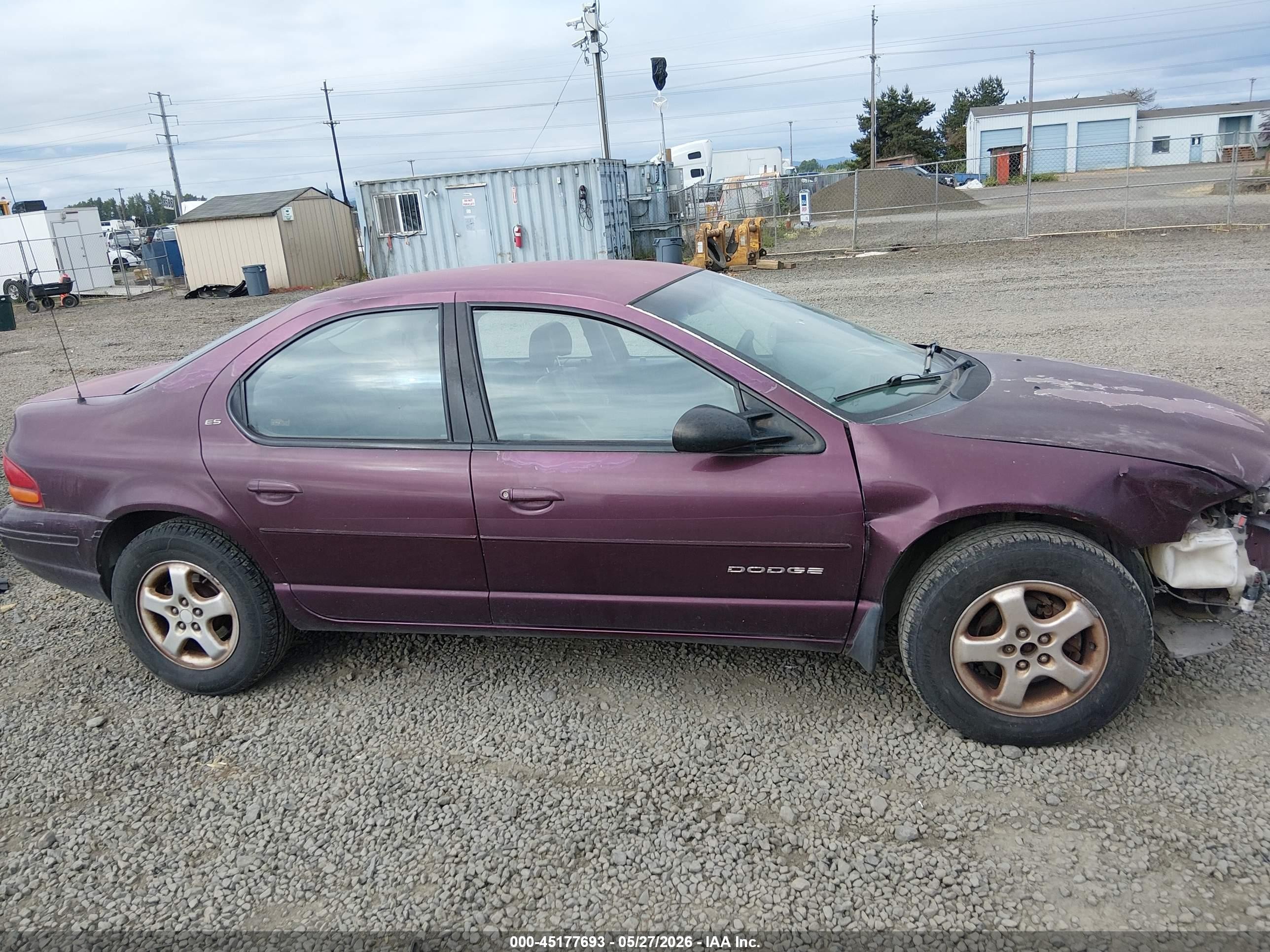 2000 Dodge Stratus Es Фиолетовый vin: 1B3EJ56H4YN250225