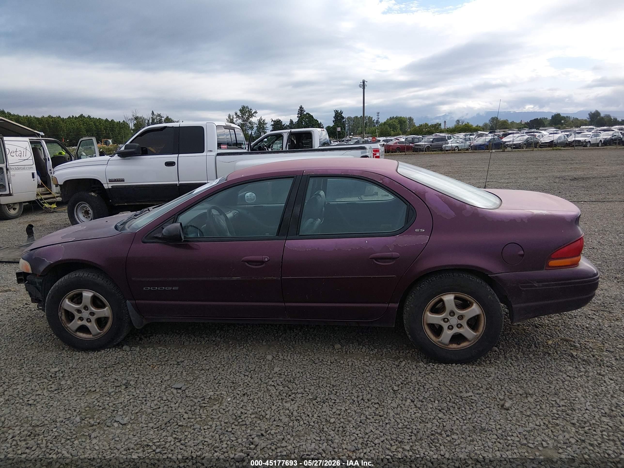 2000 Dodge Stratus Es Фиолетовый vin: 1B3EJ56H4YN250225