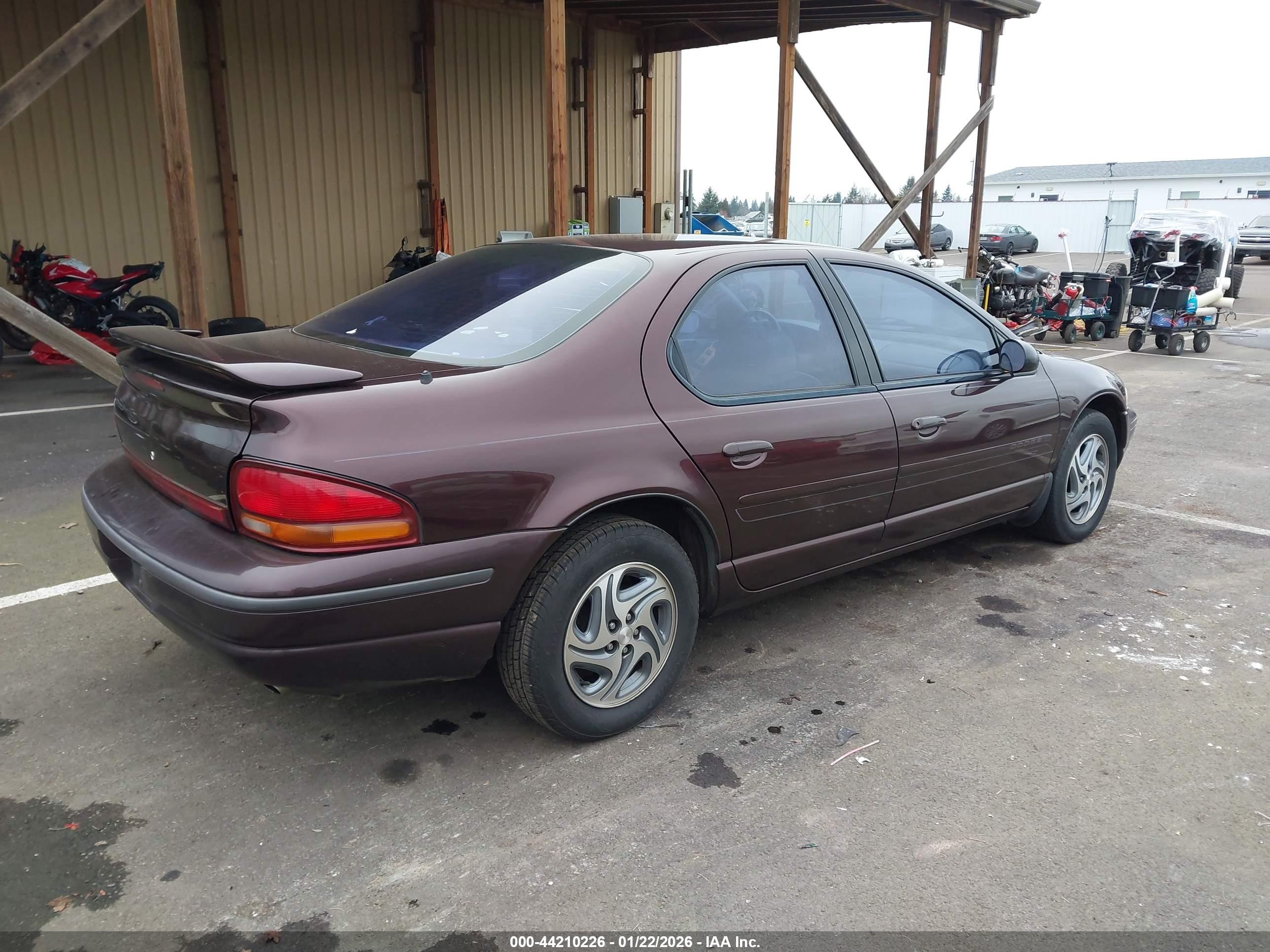 1996 Dodge Stratus Es Темно-бордовый vin: 1B3EJ56H7TN121288