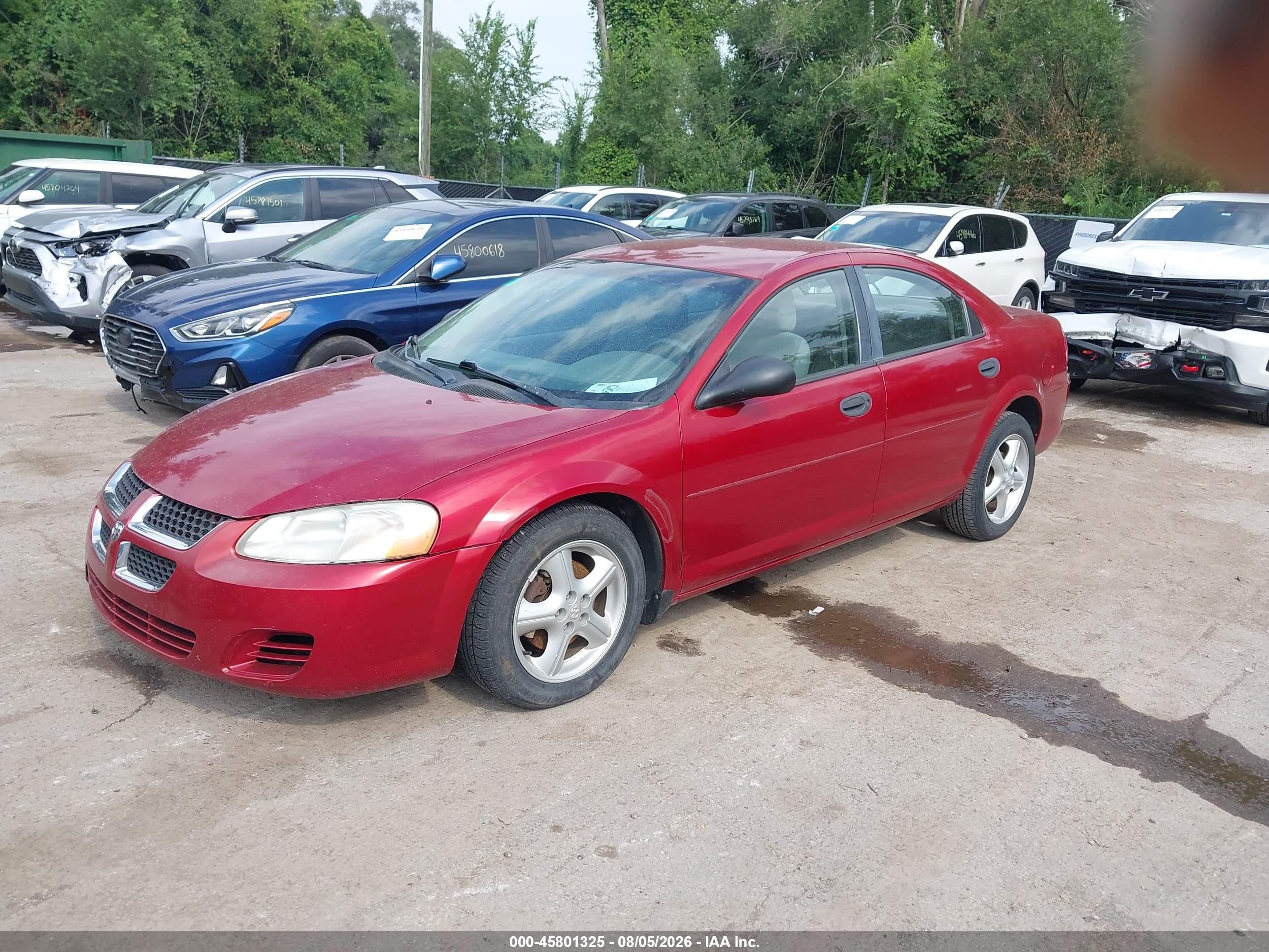 2004 Dodge Stratus Se Red vin: 1B3EL36R04N248585