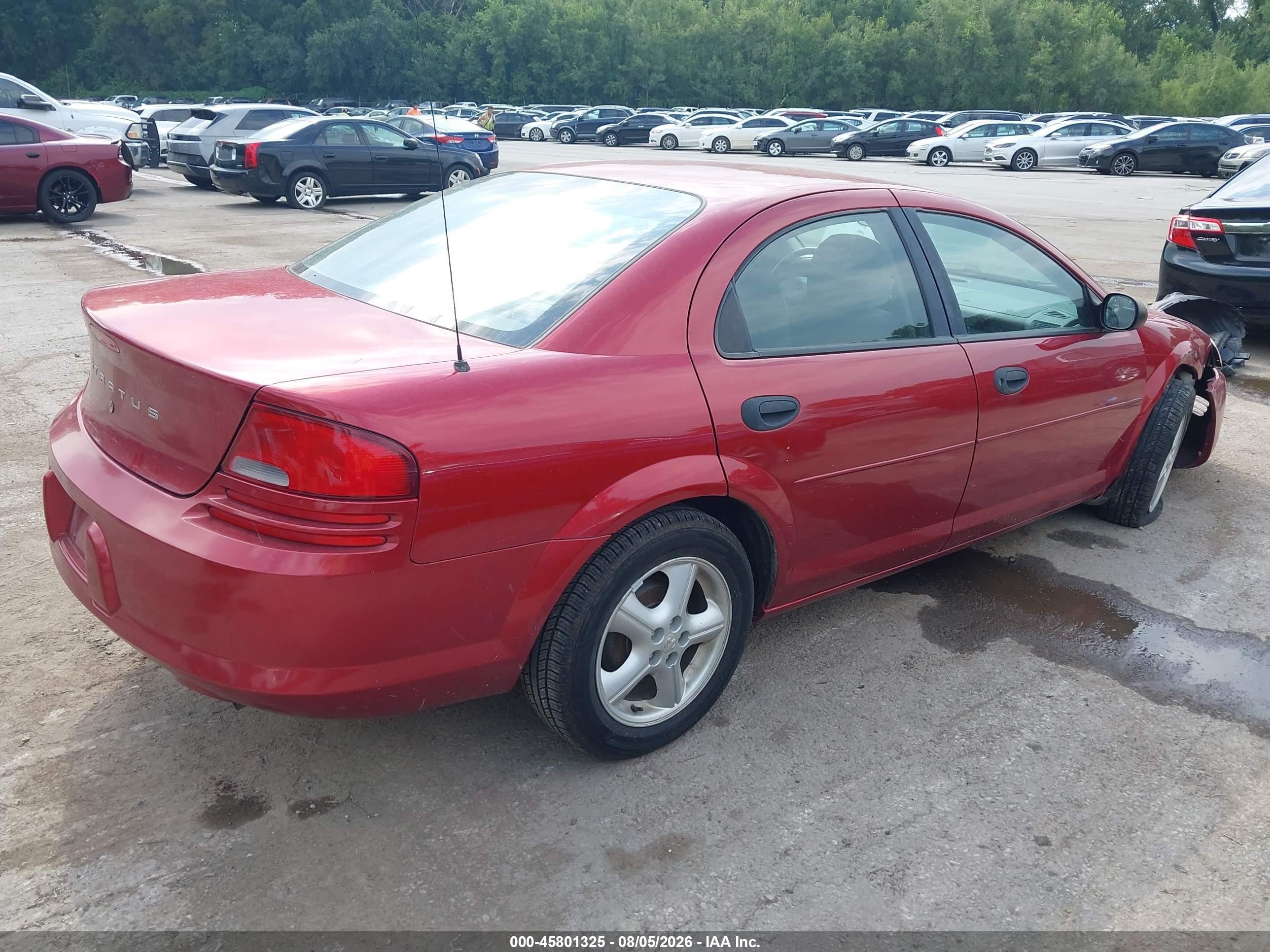 2004 Dodge Stratus Se Red vin: 1B3EL36R04N248585