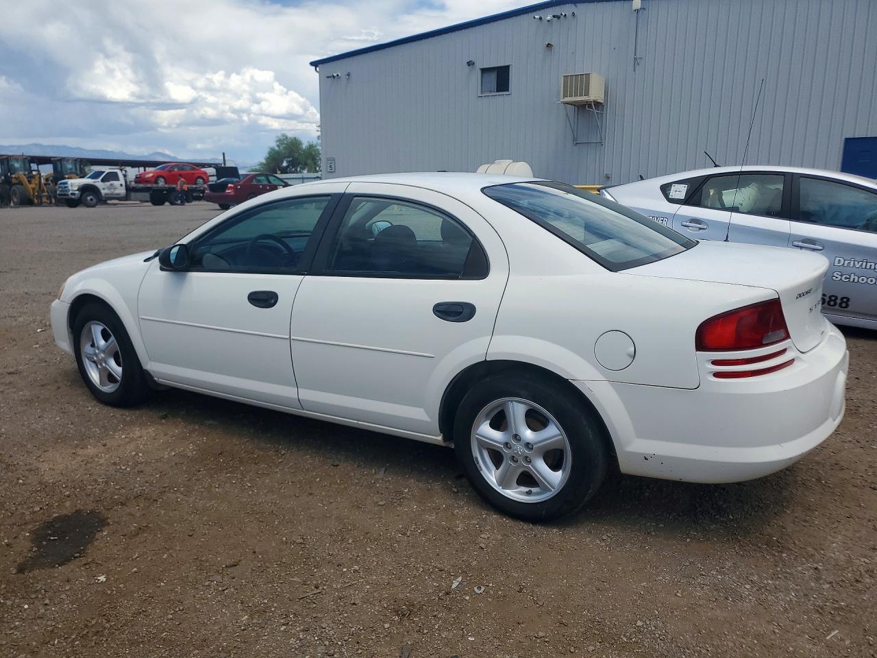 2004 Dodge Stratus Se White vin: 1B3EL36R14N367312