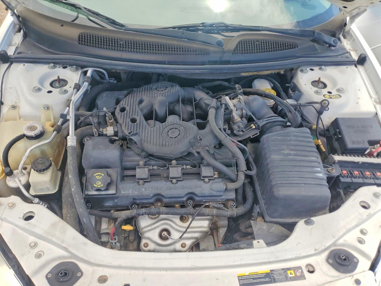 2004 Dodge Stratus Se White vin: 1B3EL36R14N367312