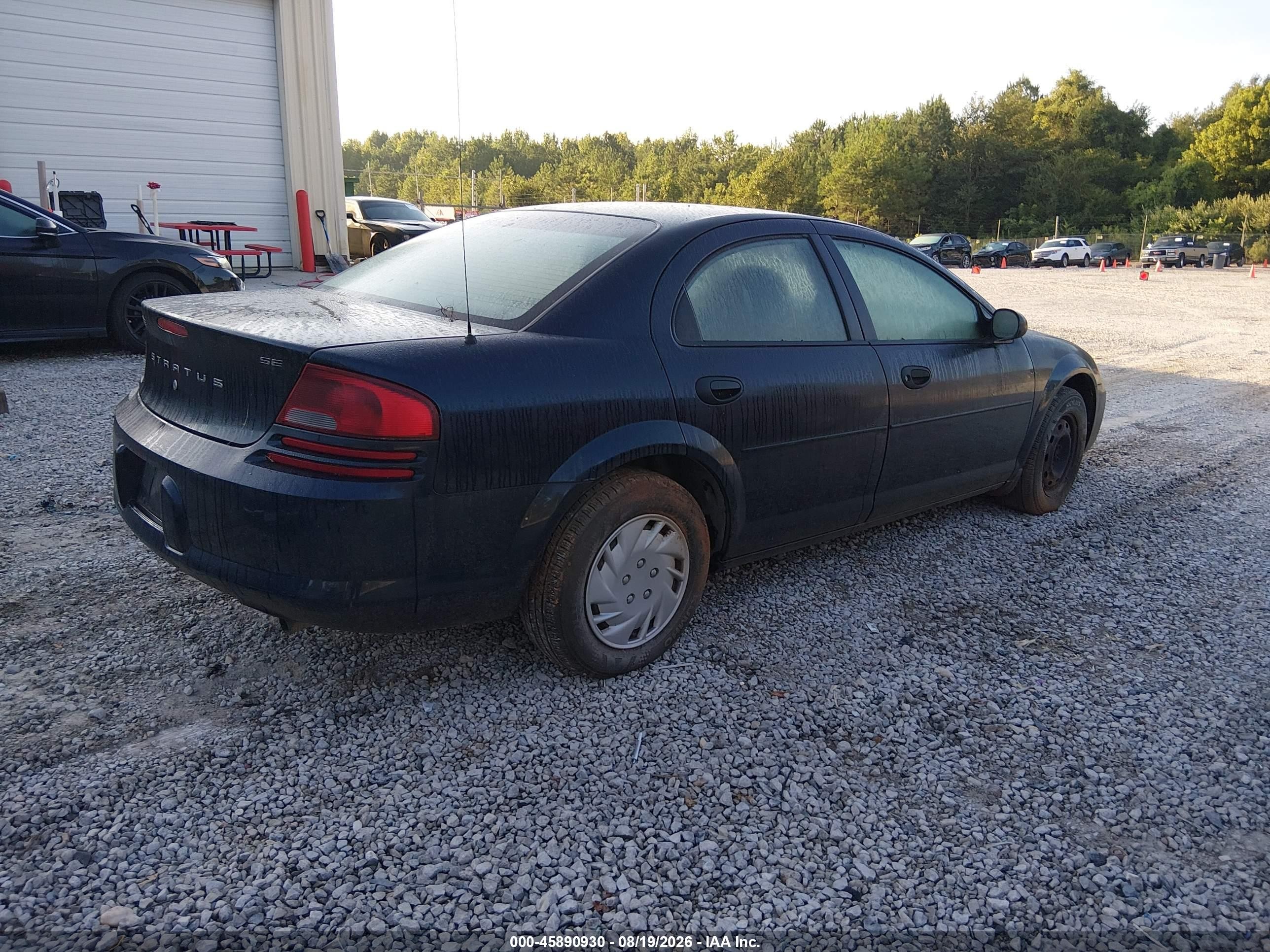 2004 Dodge Stratus Se Blue vin: 1B3EL36T24N134664