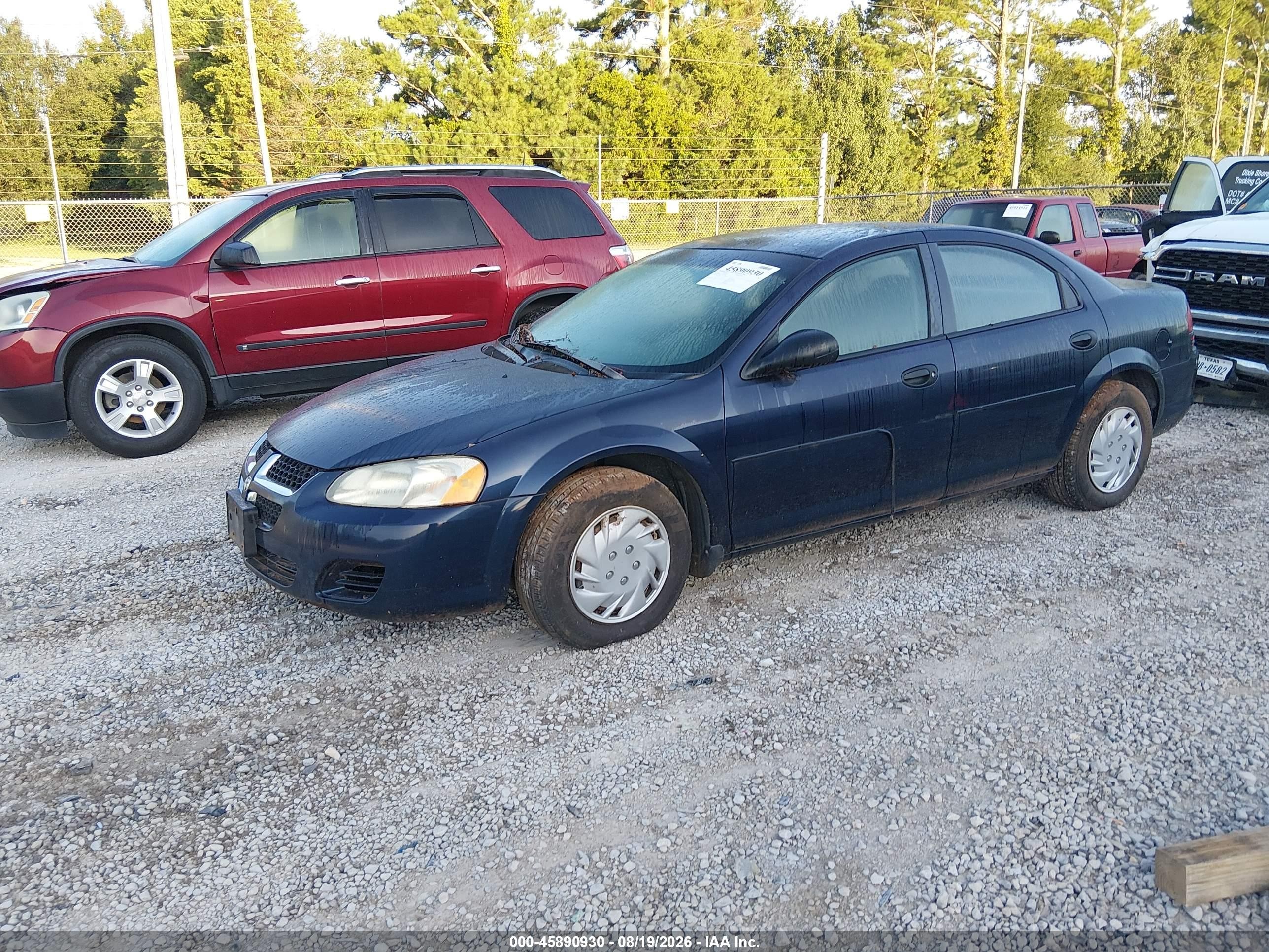 2004 Dodge Stratus Se Blue vin: 1B3EL36T24N134664