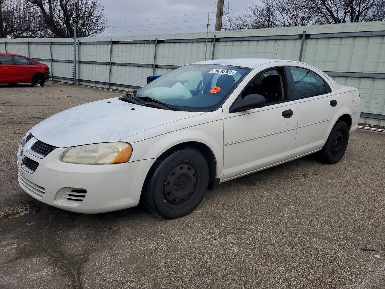 2004 Dodge Stratus Se White vin: 1B3EL36X04N222227