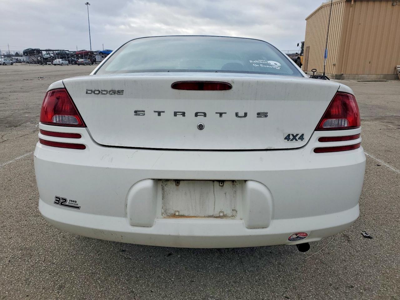 2004 Dodge Stratus Se White vin: 1B3EL36X04N222227