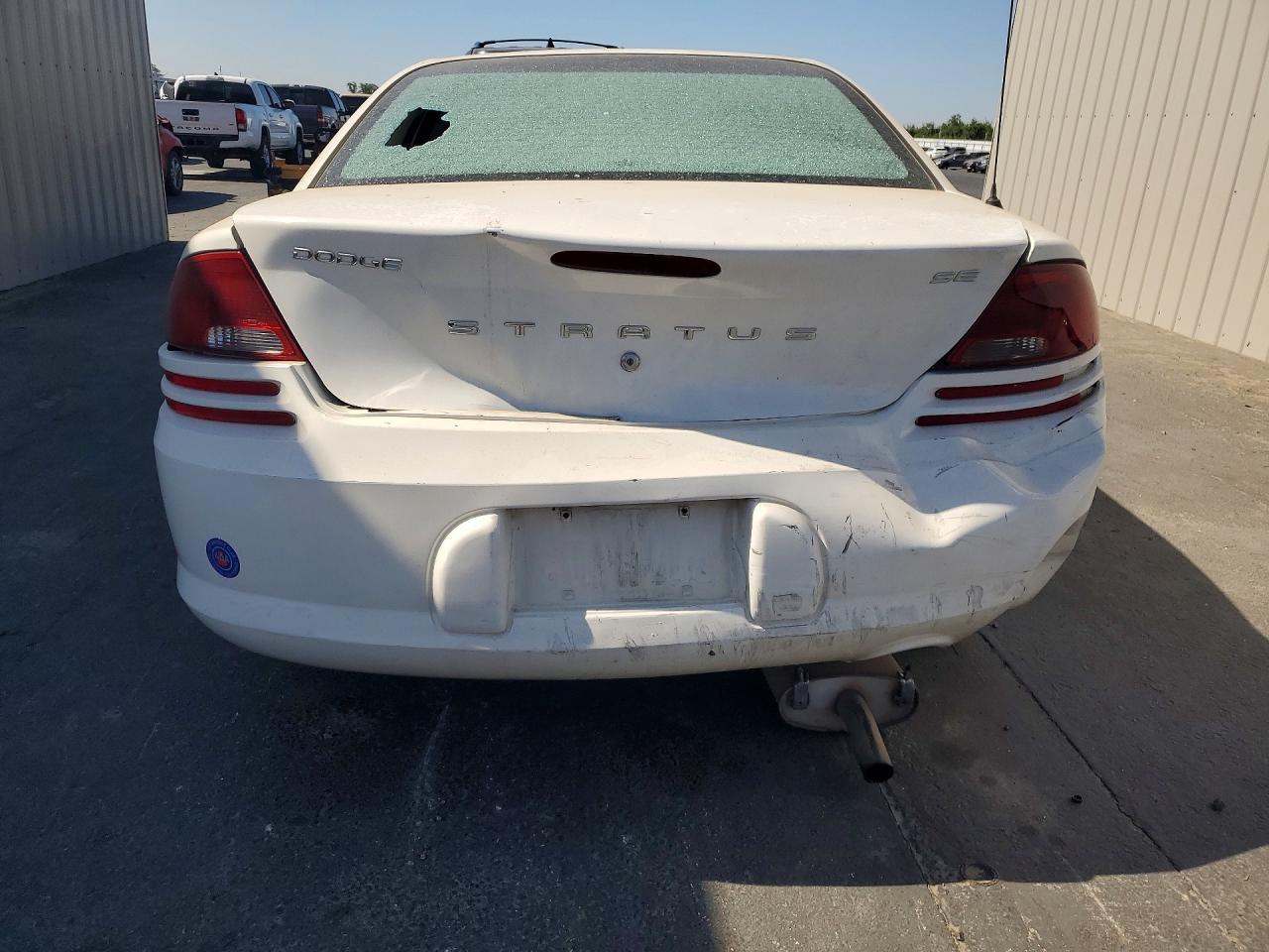 2004 Dodge Stratus Se White vin: 1B3EL36X34N170401