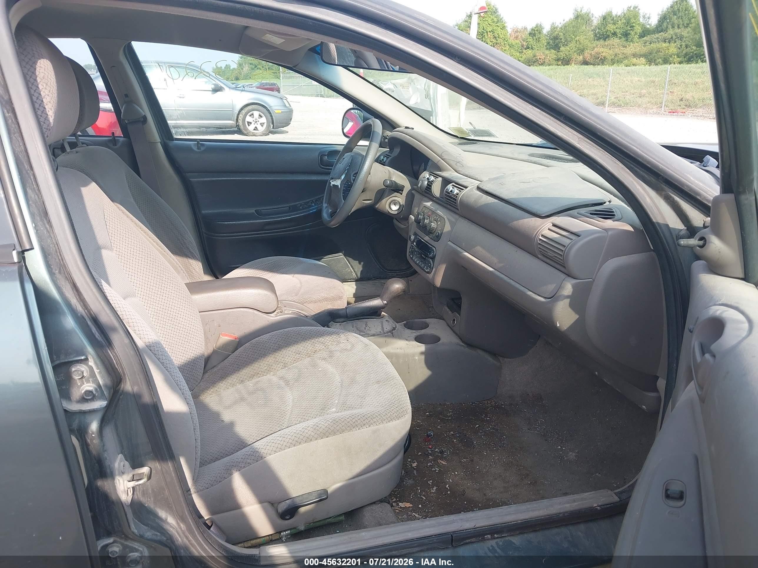 2004 Dodge Stratus Se Gray vin: 1B3EL36X44N168852