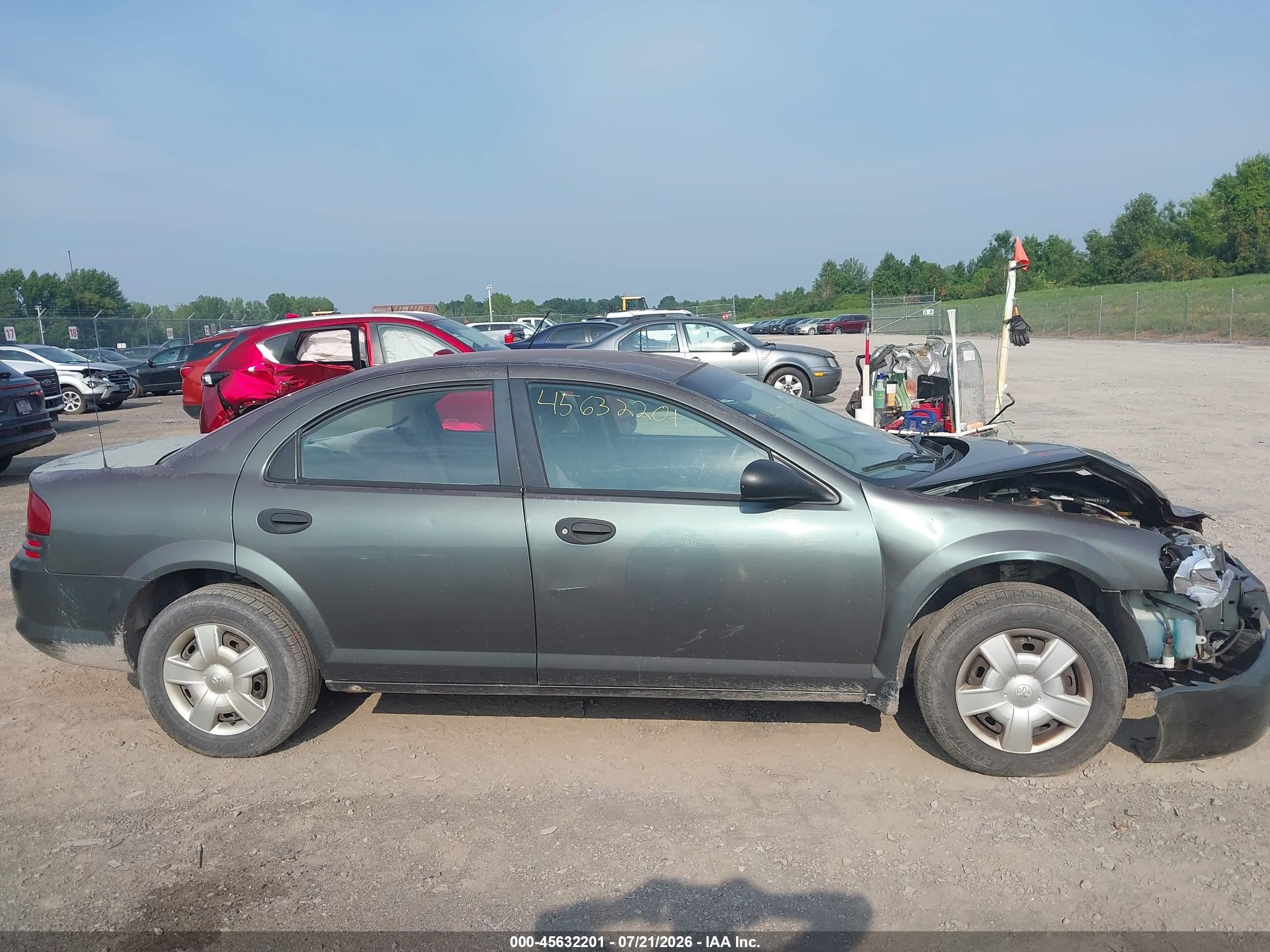 2004 Dodge Stratus Se Gray vin: 1B3EL36X44N168852