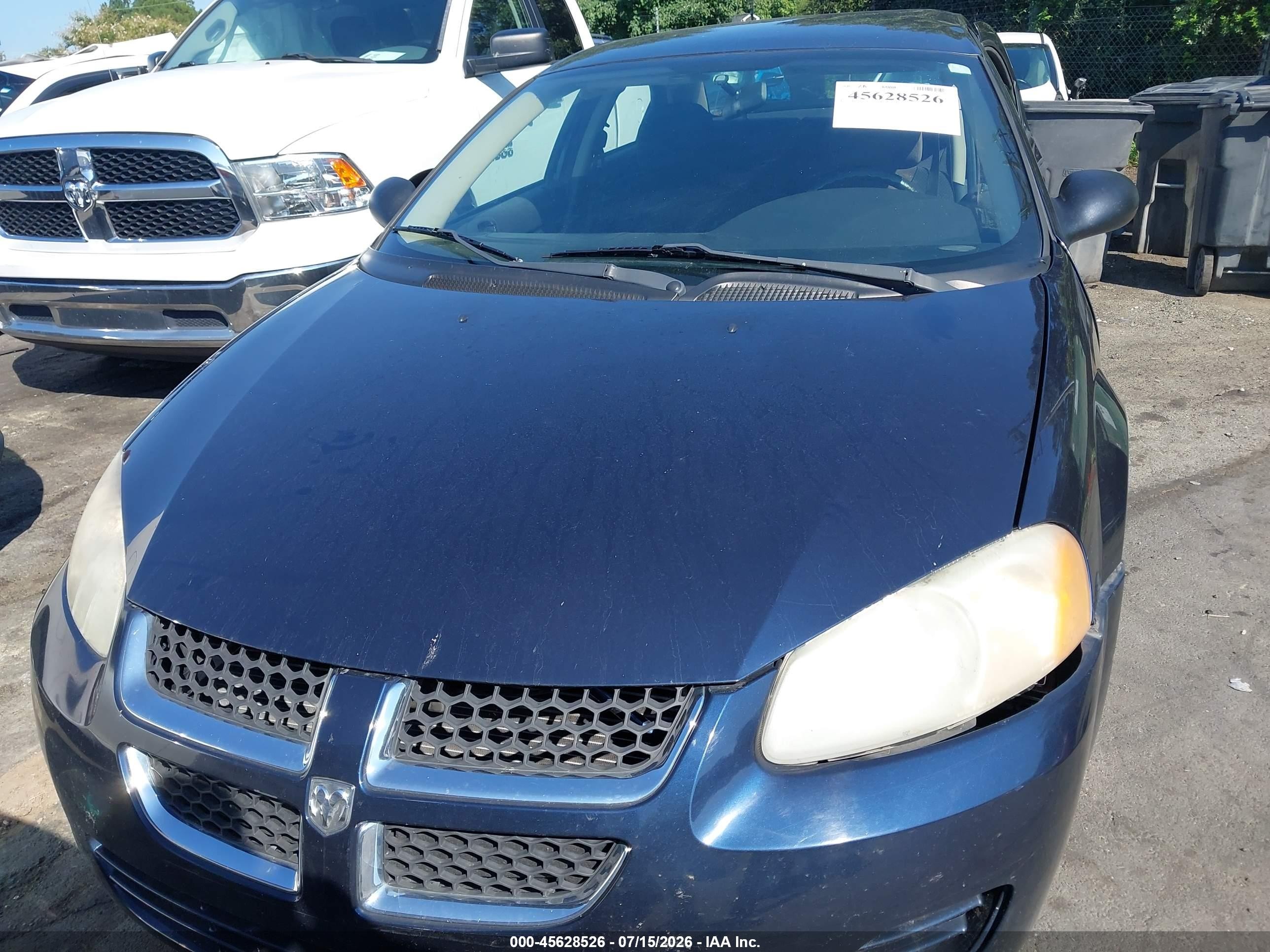 2004 Dodge Stratus Se Blue vin: 1B3EL36X94N146894