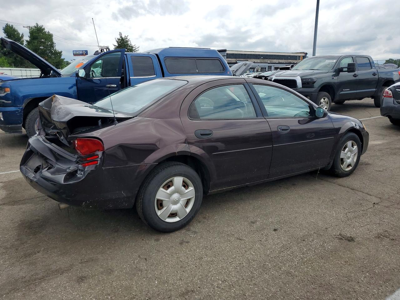 2004 Dodge Stratus Se Purple vin: 1B3EL36X94N222890