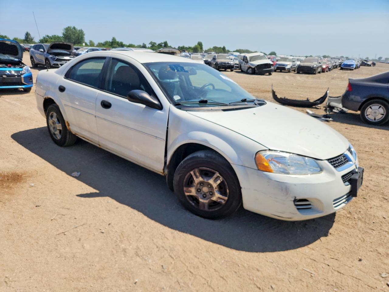 2004 Dodge Stratus Se White vin: 1B3EL36XX4N144880