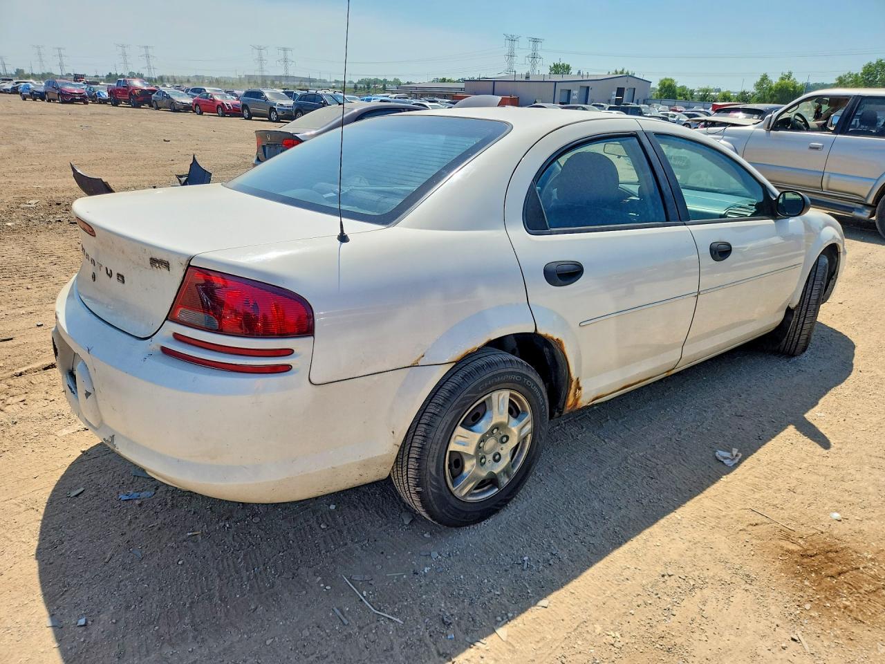 2004 Dodge Stratus Se White vin: 1B3EL36XX4N144880