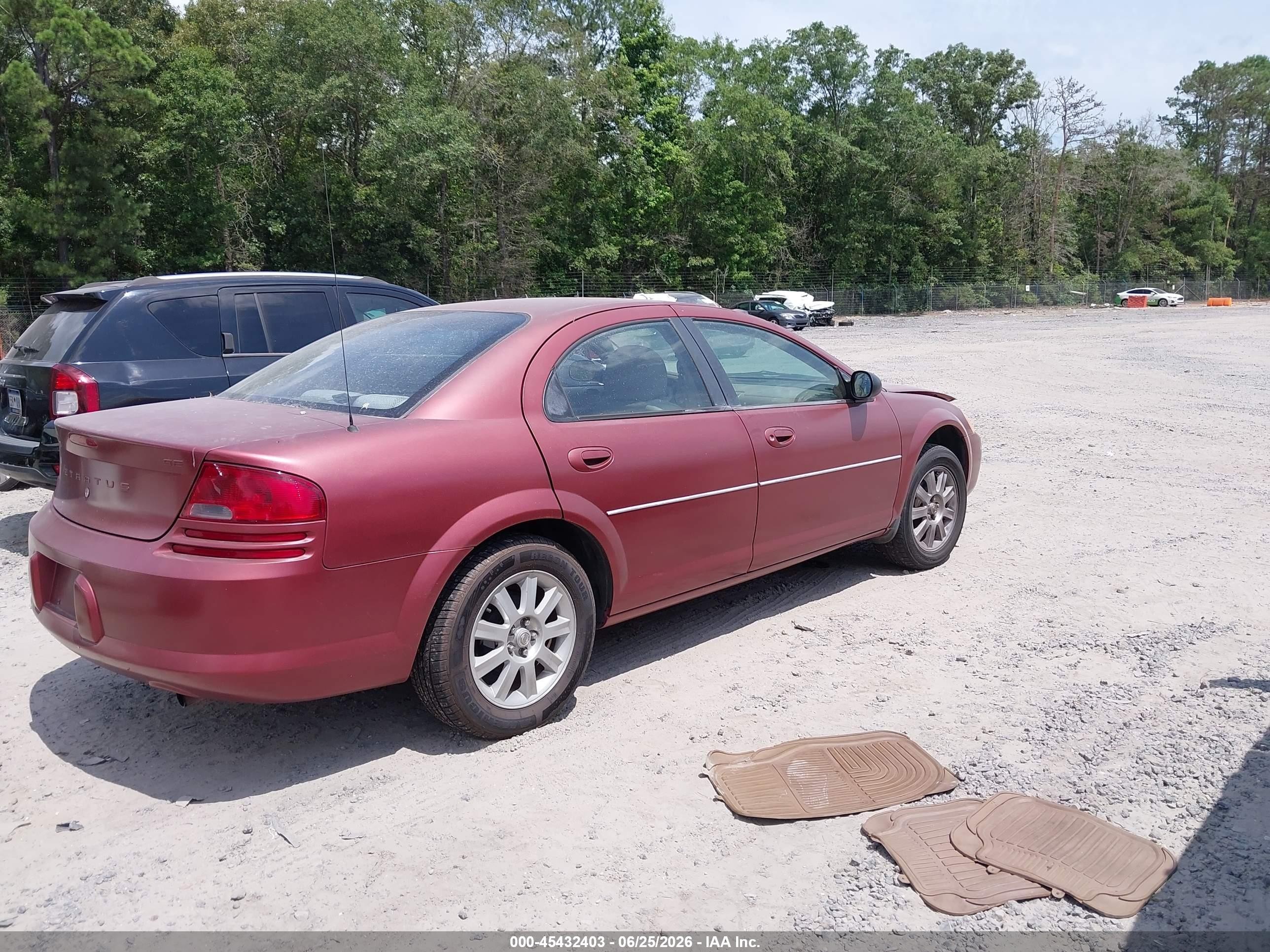 2004 Dodge Stratus Se Red vin: 1B3EL36XX4N193318