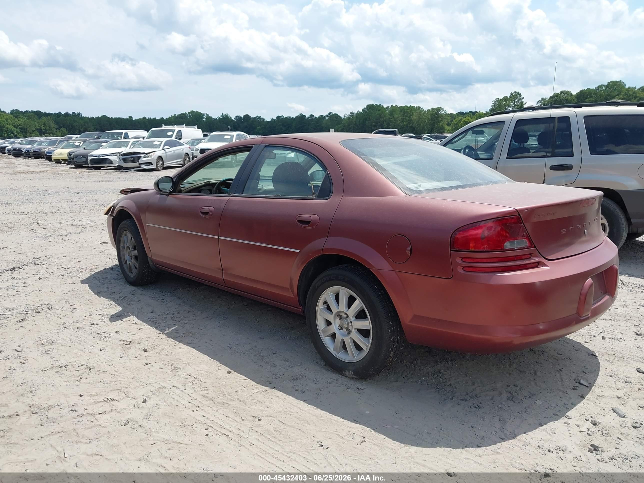 2004 Dodge Stratus Se Red vin: 1B3EL36XX4N193318