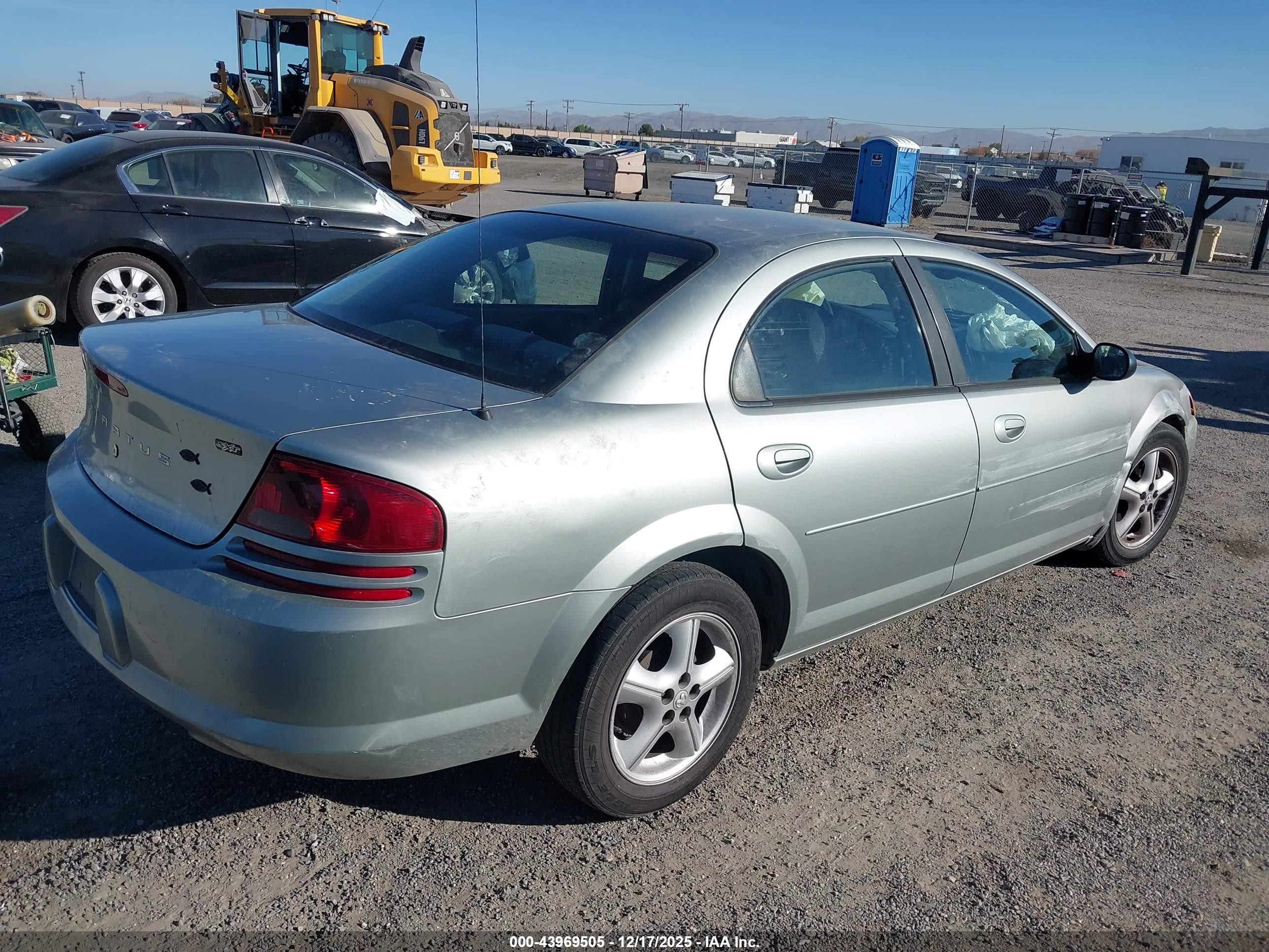 2005 Dodge Stratus Sxt Silver vin: 1B3EL46J65N562940
