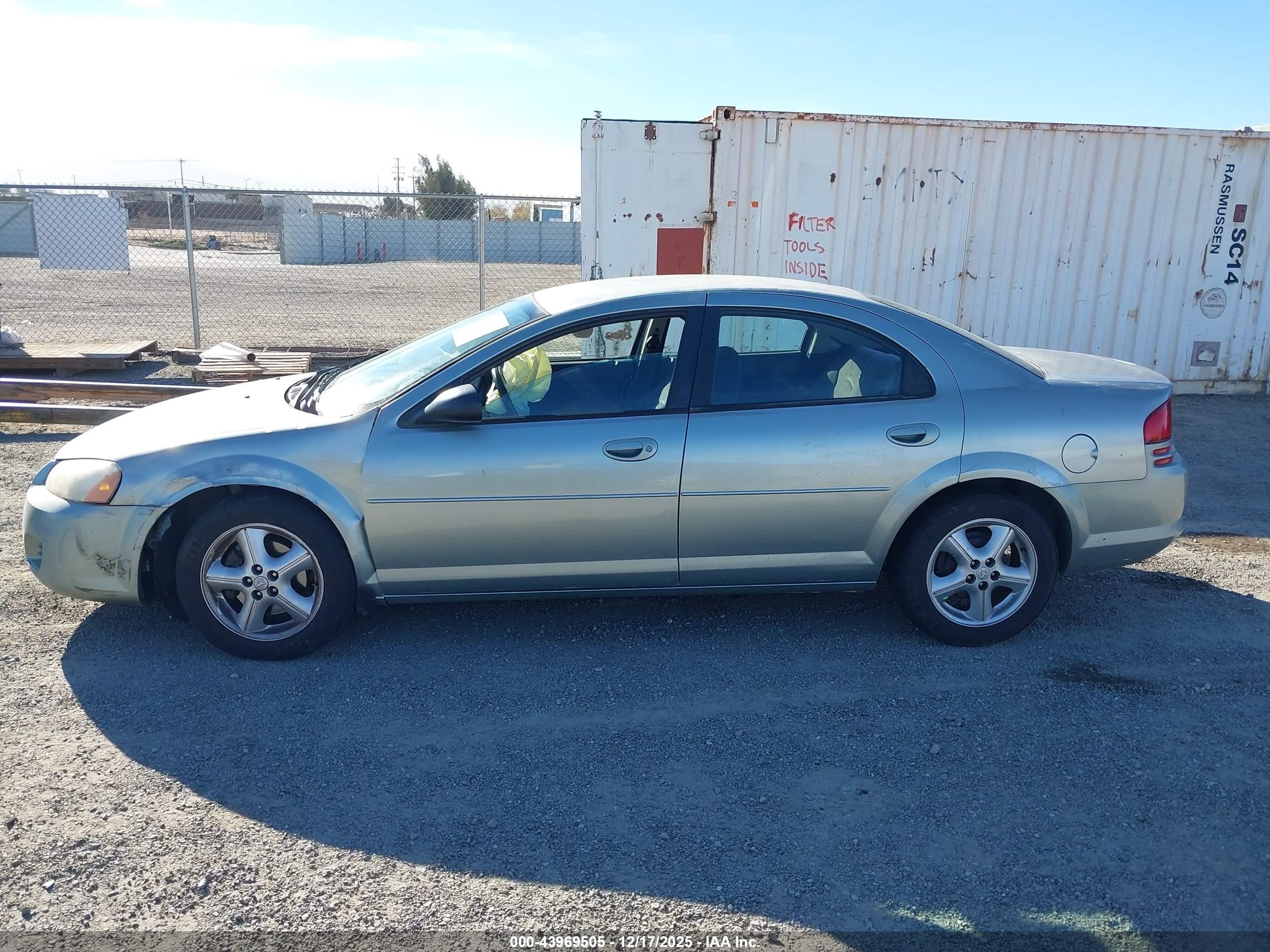 2005 Dodge Stratus Sxt Silver vin: 1B3EL46J65N562940