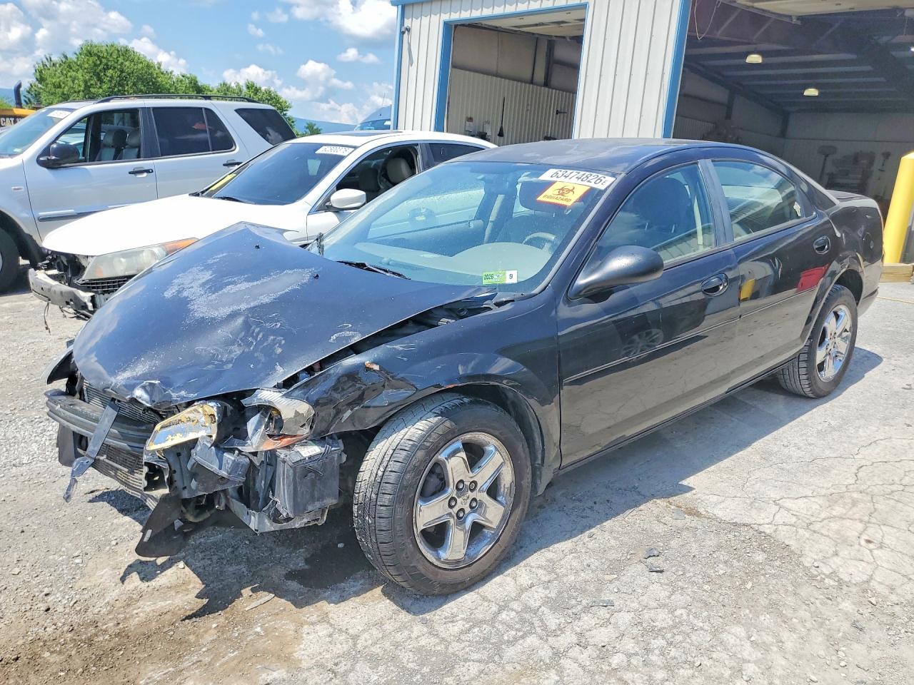 2004 Dodge Stratus Sxt Black vin: 1B3EL46J84N345937