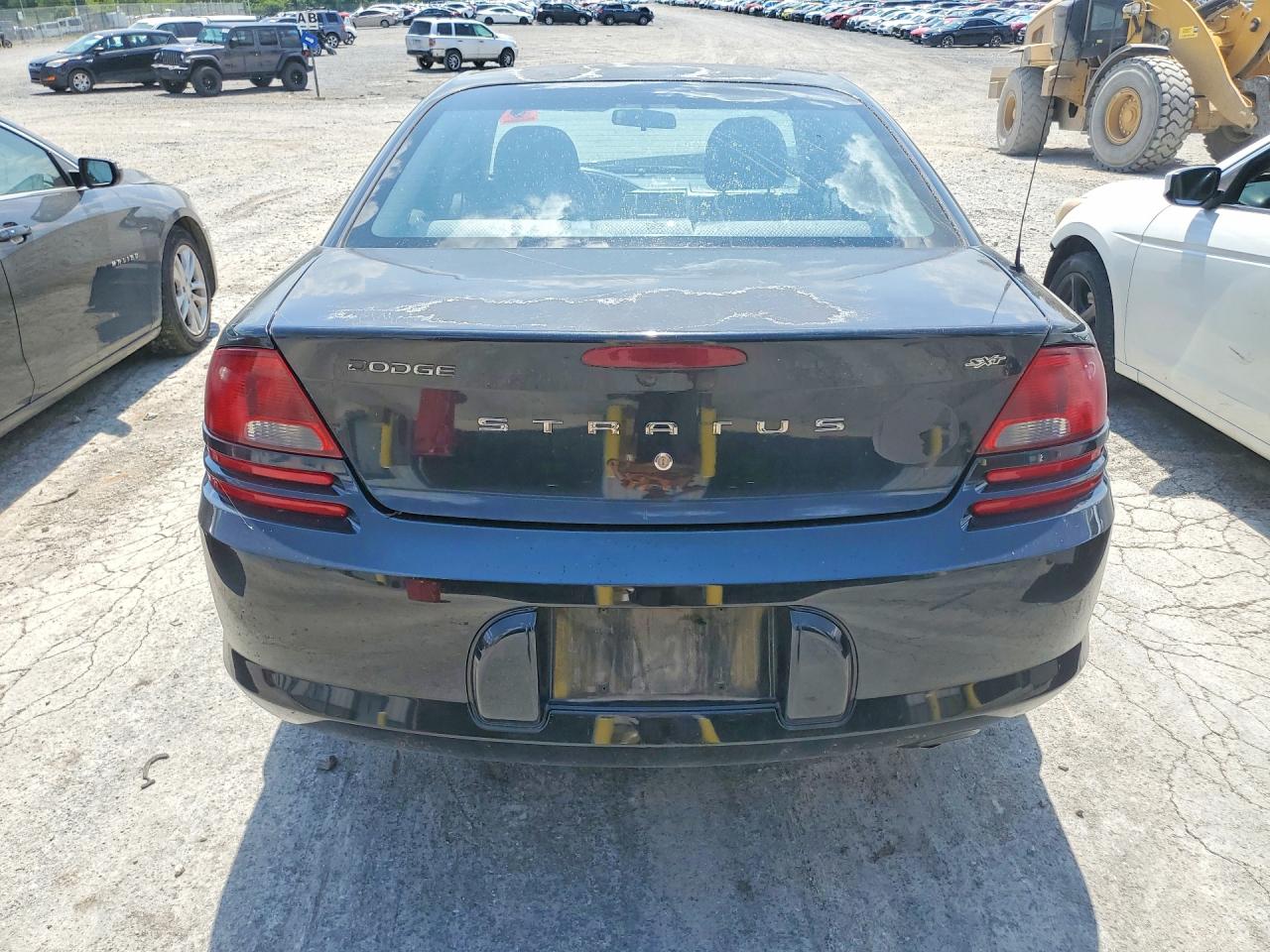 2004 Dodge Stratus Sxt Black vin: 1B3EL46J84N345937