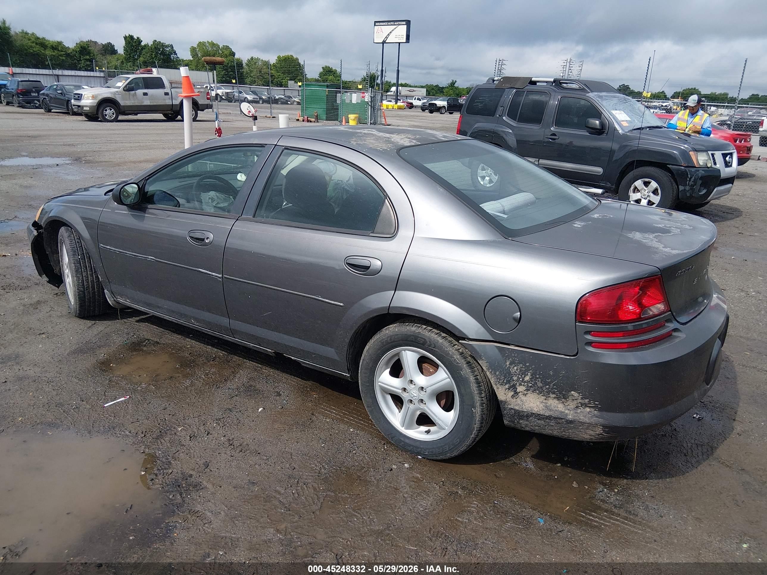 2005 Dodge Stratus Sxt Gray vin: 1B3EL46R15N623780