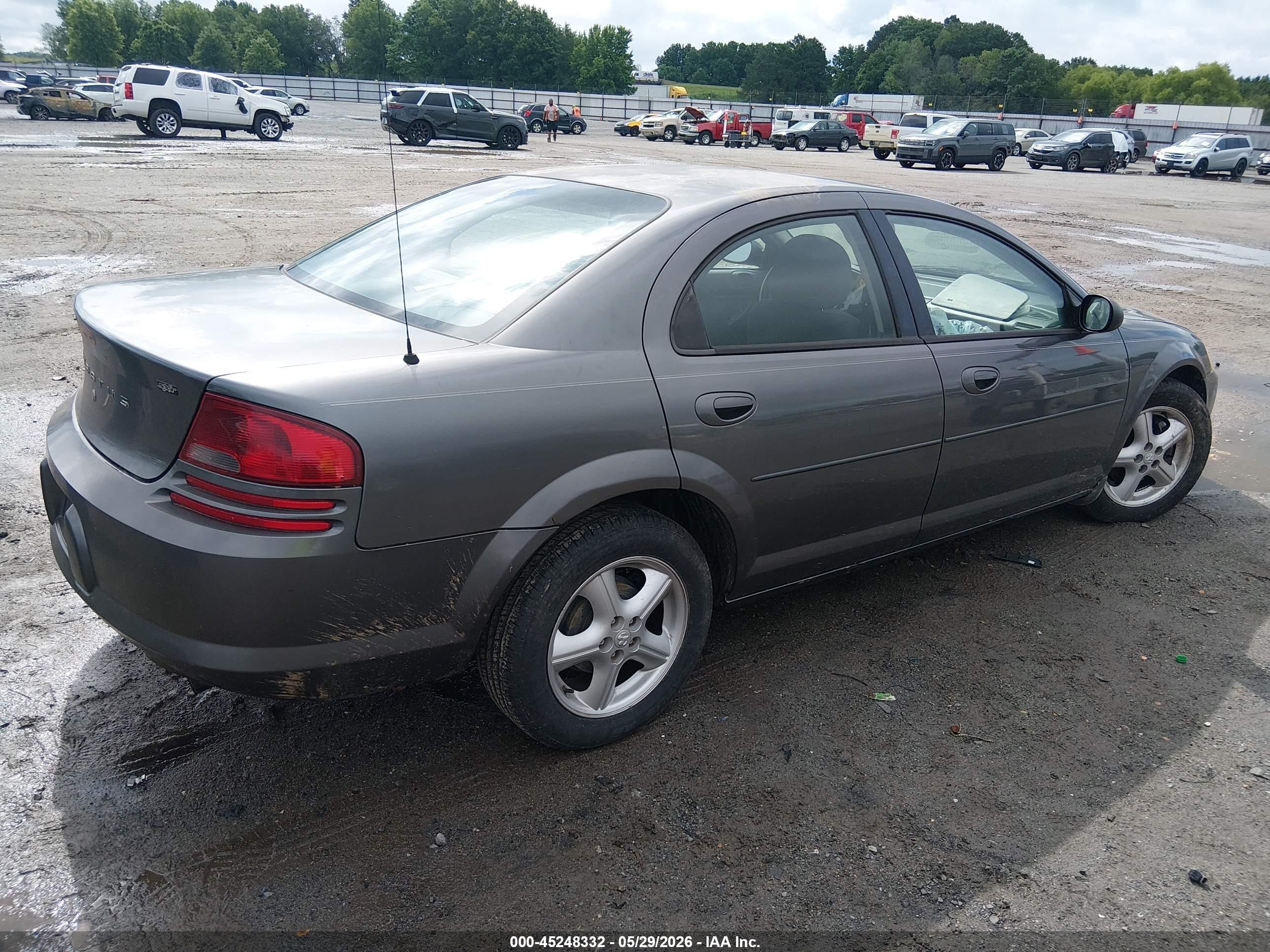 2005 Dodge Stratus Sxt Gray vin: 1B3EL46R15N623780
