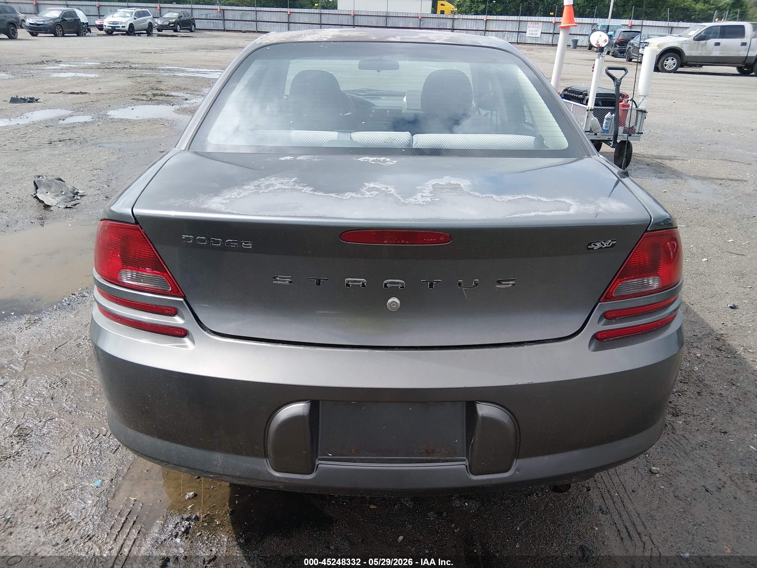 2005 Dodge Stratus Sxt Gray vin: 1B3EL46R15N623780
