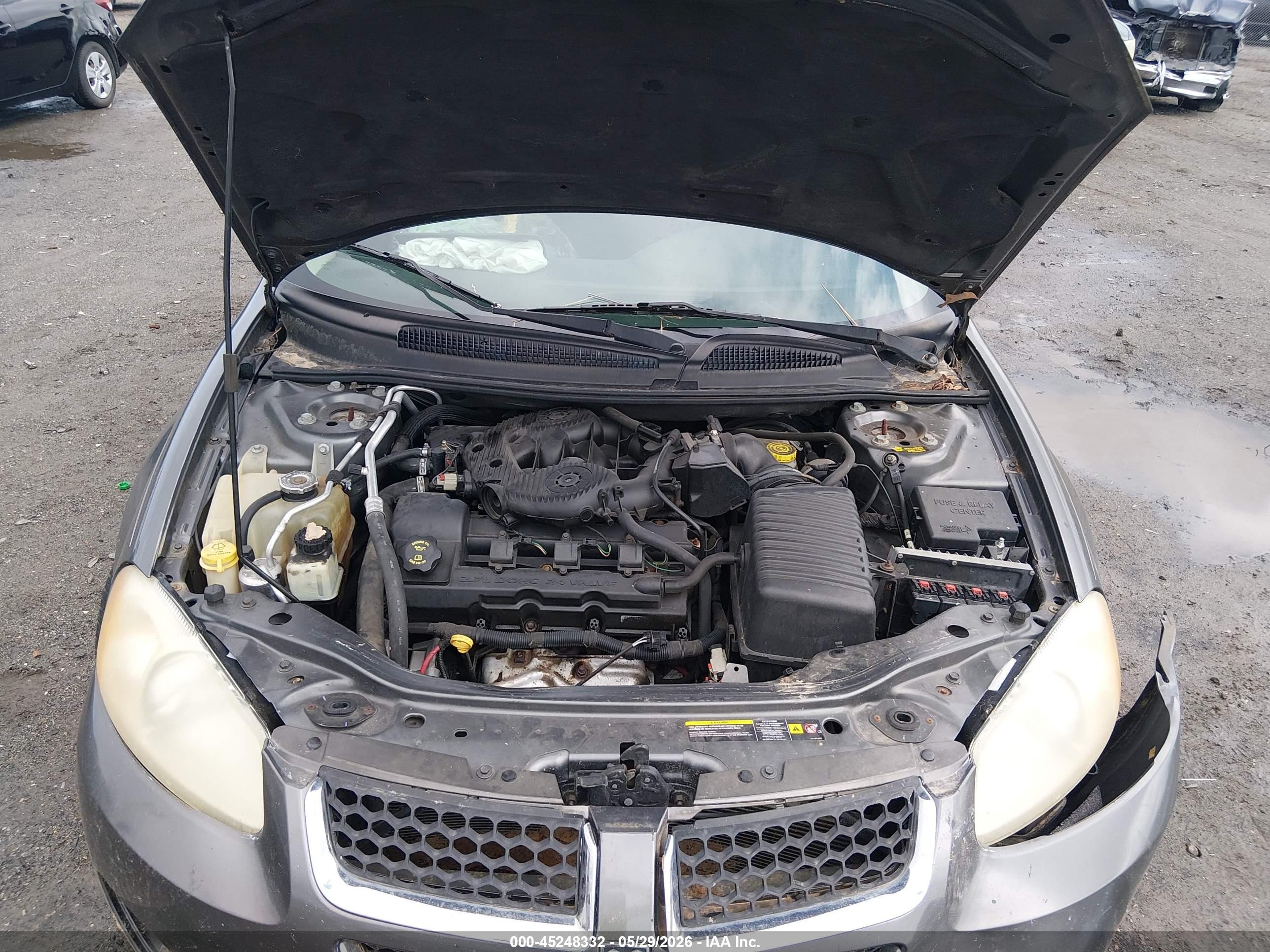 2005 Dodge Stratus Sxt Gray vin: 1B3EL46R15N623780
