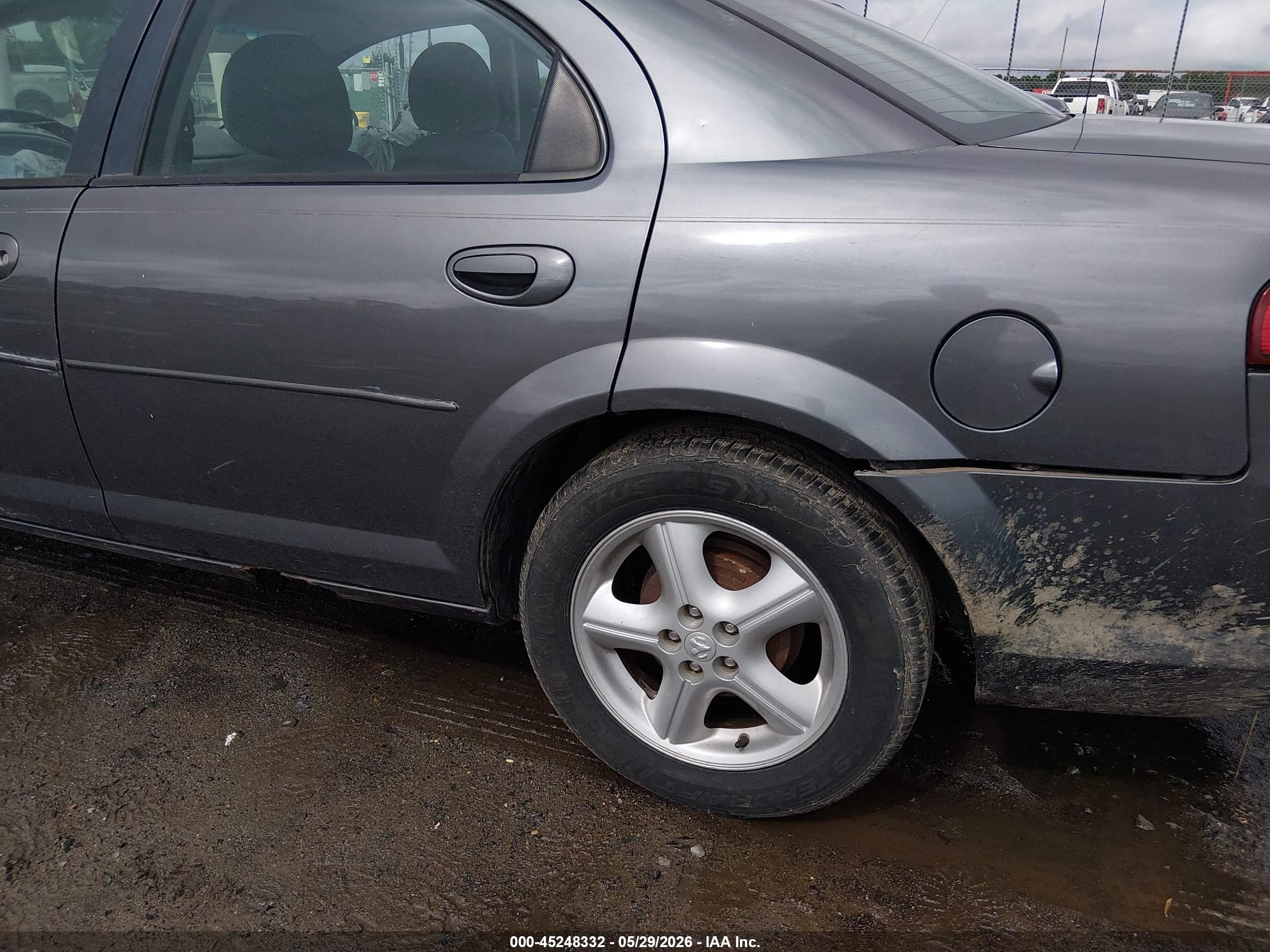 2005 Dodge Stratus Sxt Gray vin: 1B3EL46R15N623780