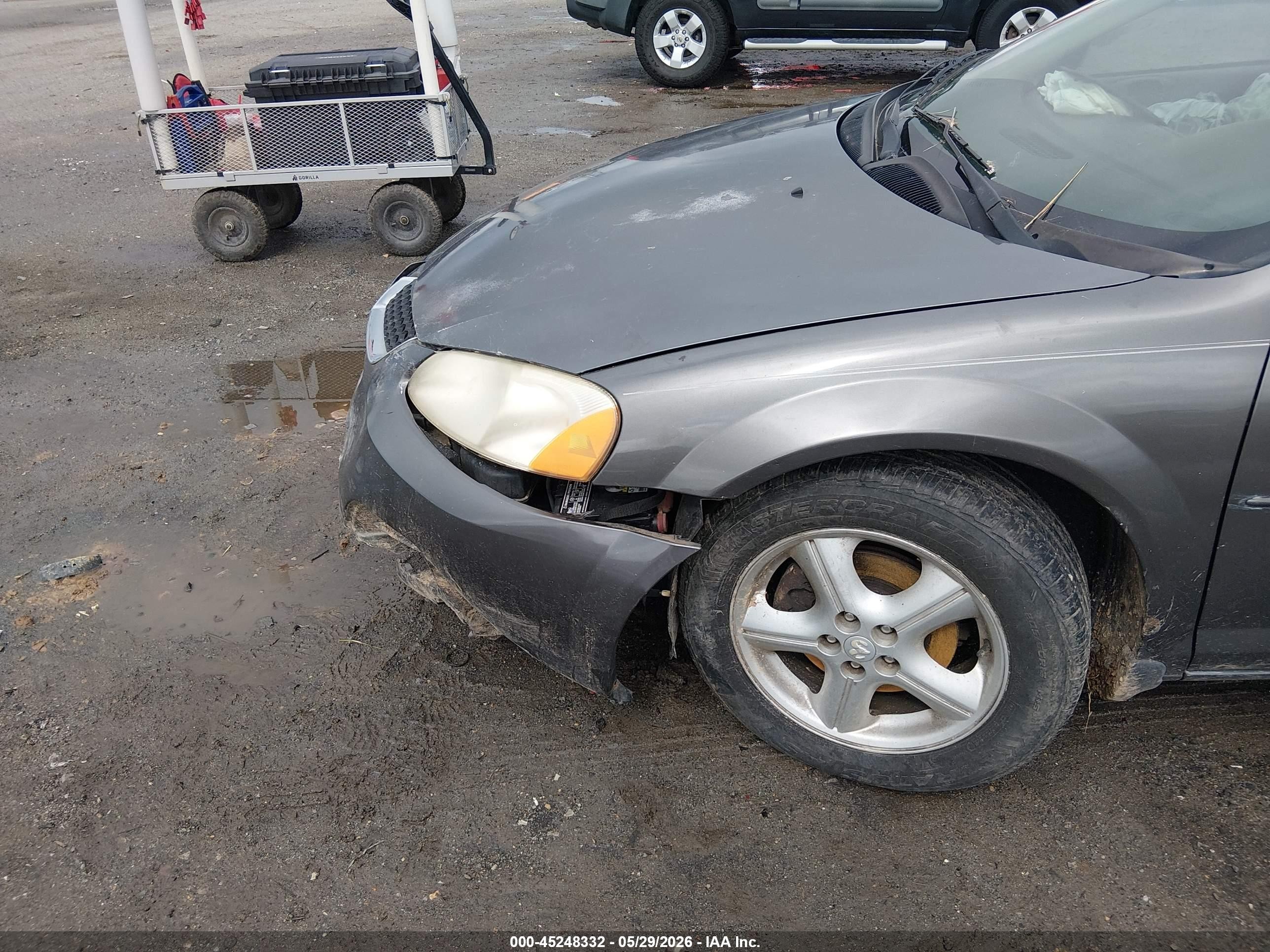 2005 Dodge Stratus Sxt Gray vin: 1B3EL46R15N623780