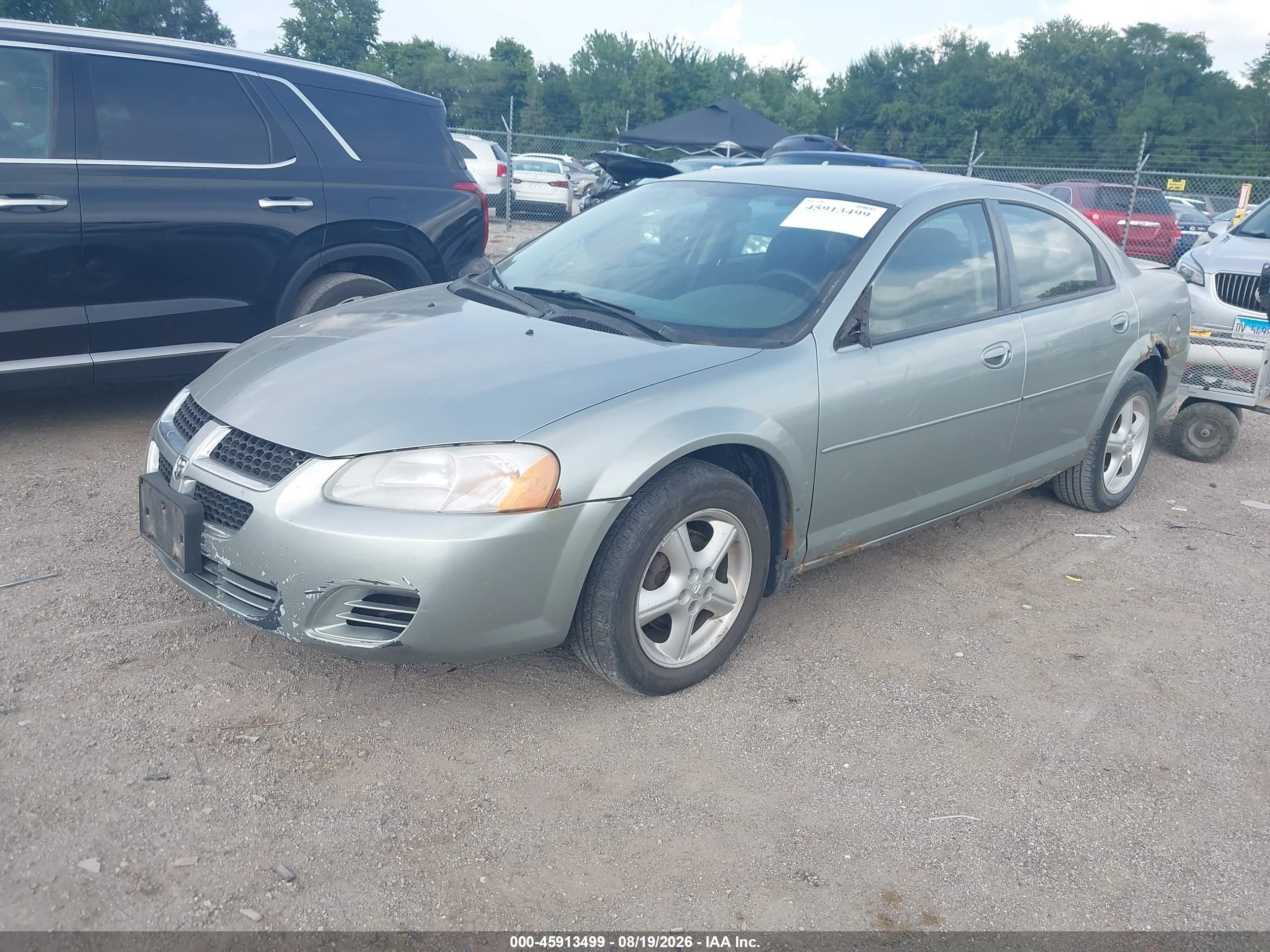 2005 Dodge Stratus Sxt Green vin: 1B3EL46R15N647237