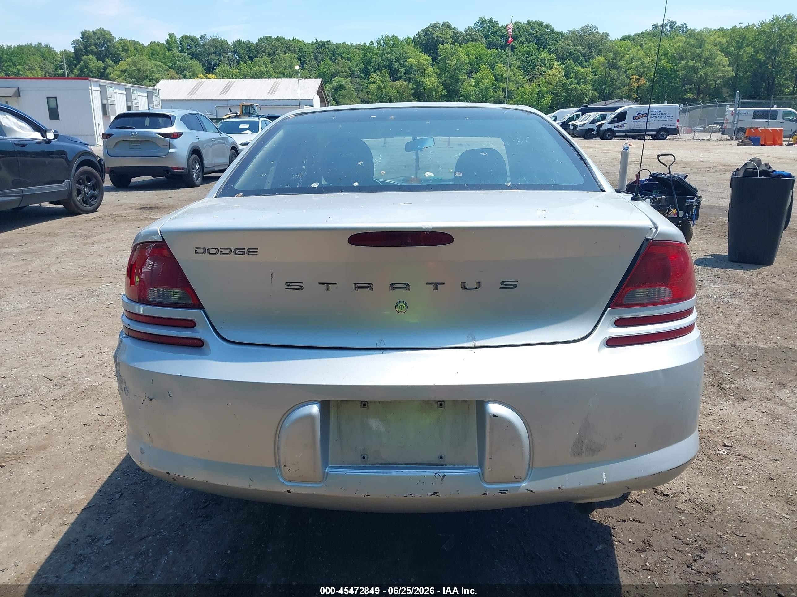 2005 Dodge Stratus Sxt Silver vin: 1B3EL46R25N632519
