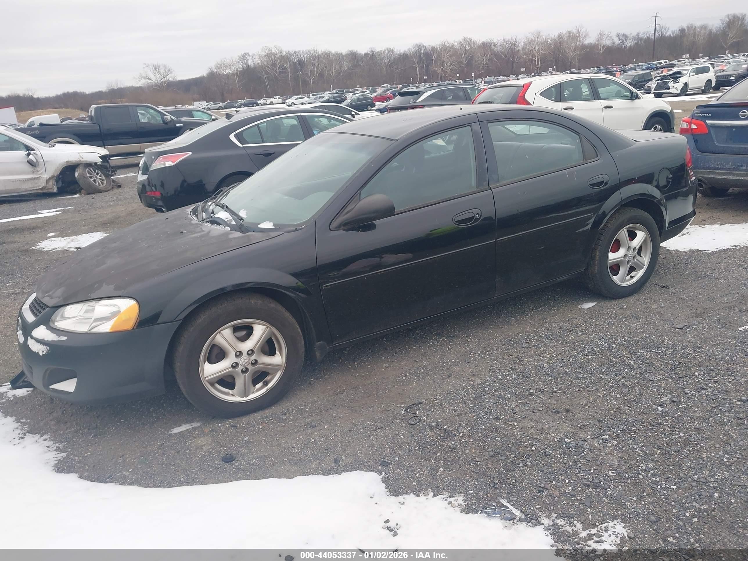 2005 Dodge Stratus Sxt Black vin: 1B3EL46R25N702195