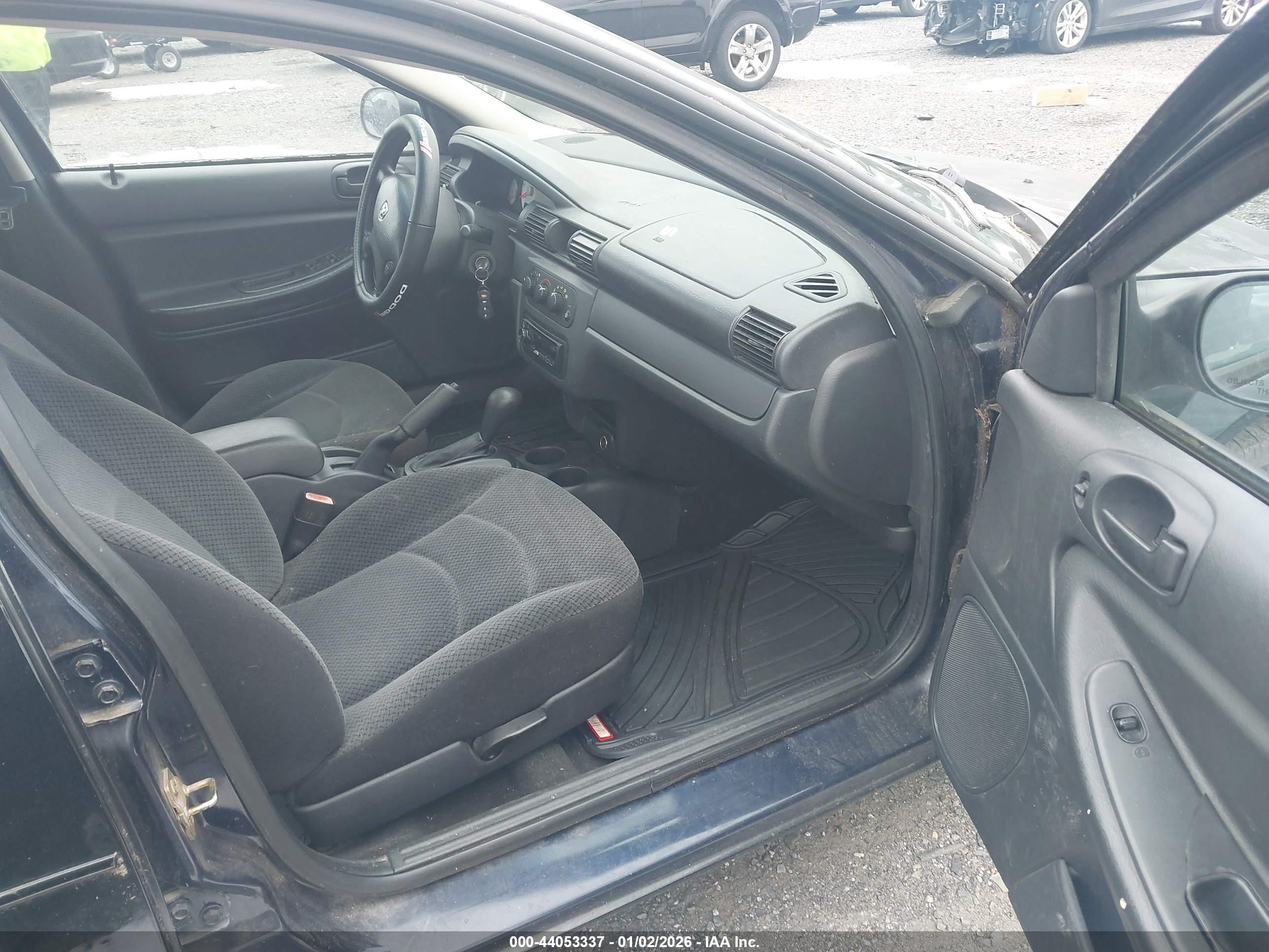 2005 Dodge Stratus Sxt Black vin: 1B3EL46R25N702195