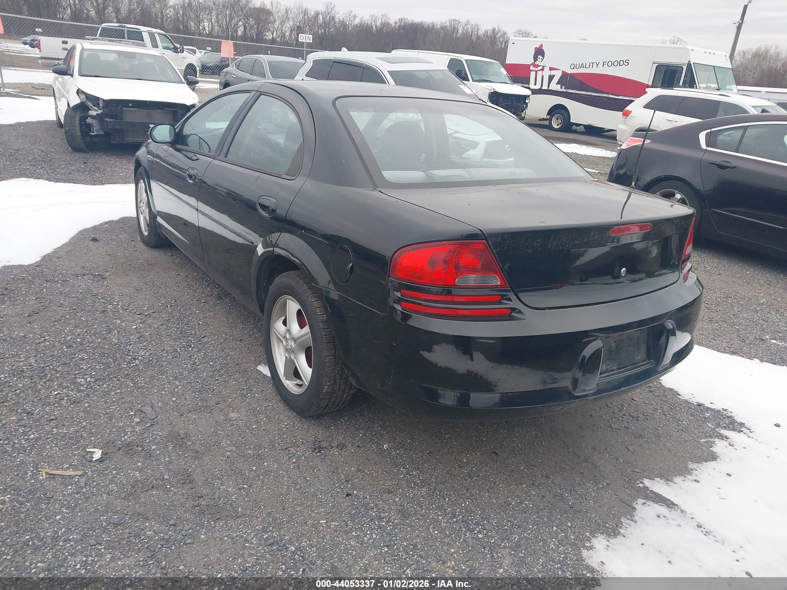 2005 Dodge Stratus Sxt Black vin: 1B3EL46R25N702195