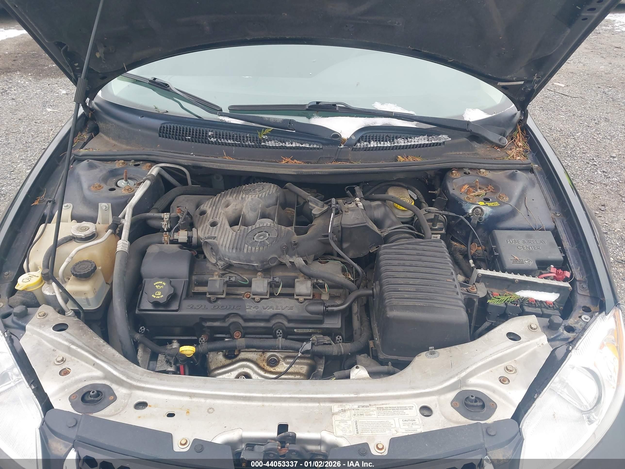 2005 Dodge Stratus Sxt Black vin: 1B3EL46R25N702195