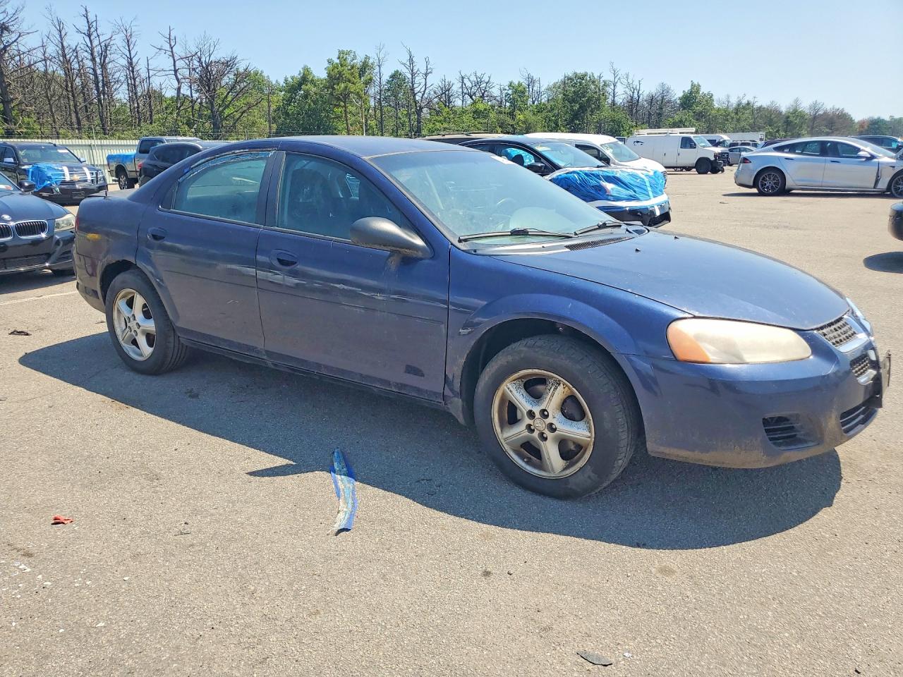 2005 Dodge Stratus Sxt Blue vin: 1B3EL46R35N707566