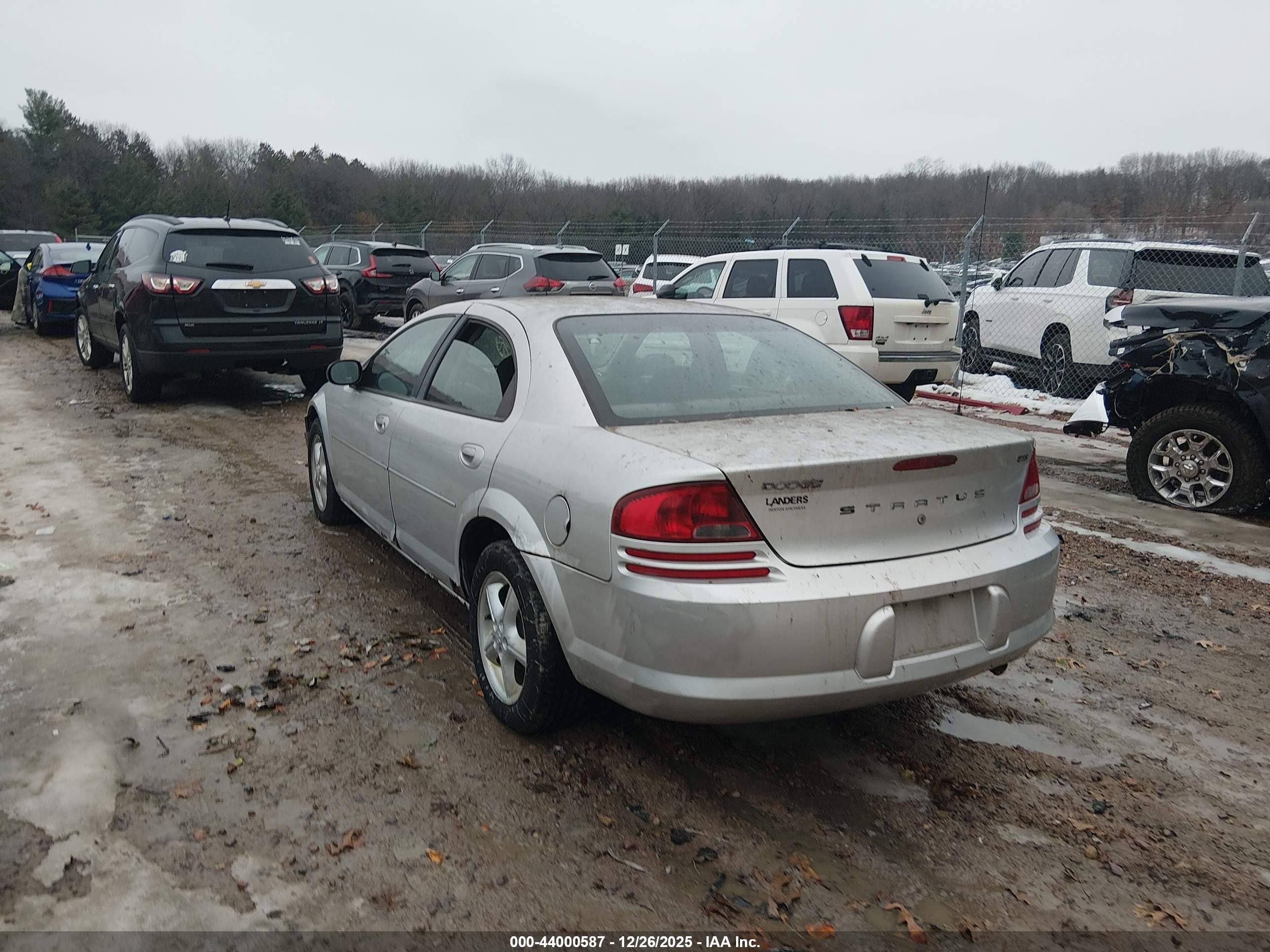 2006 Dodge Stratus Sxt Gray vin: 1B3EL46R66N159497