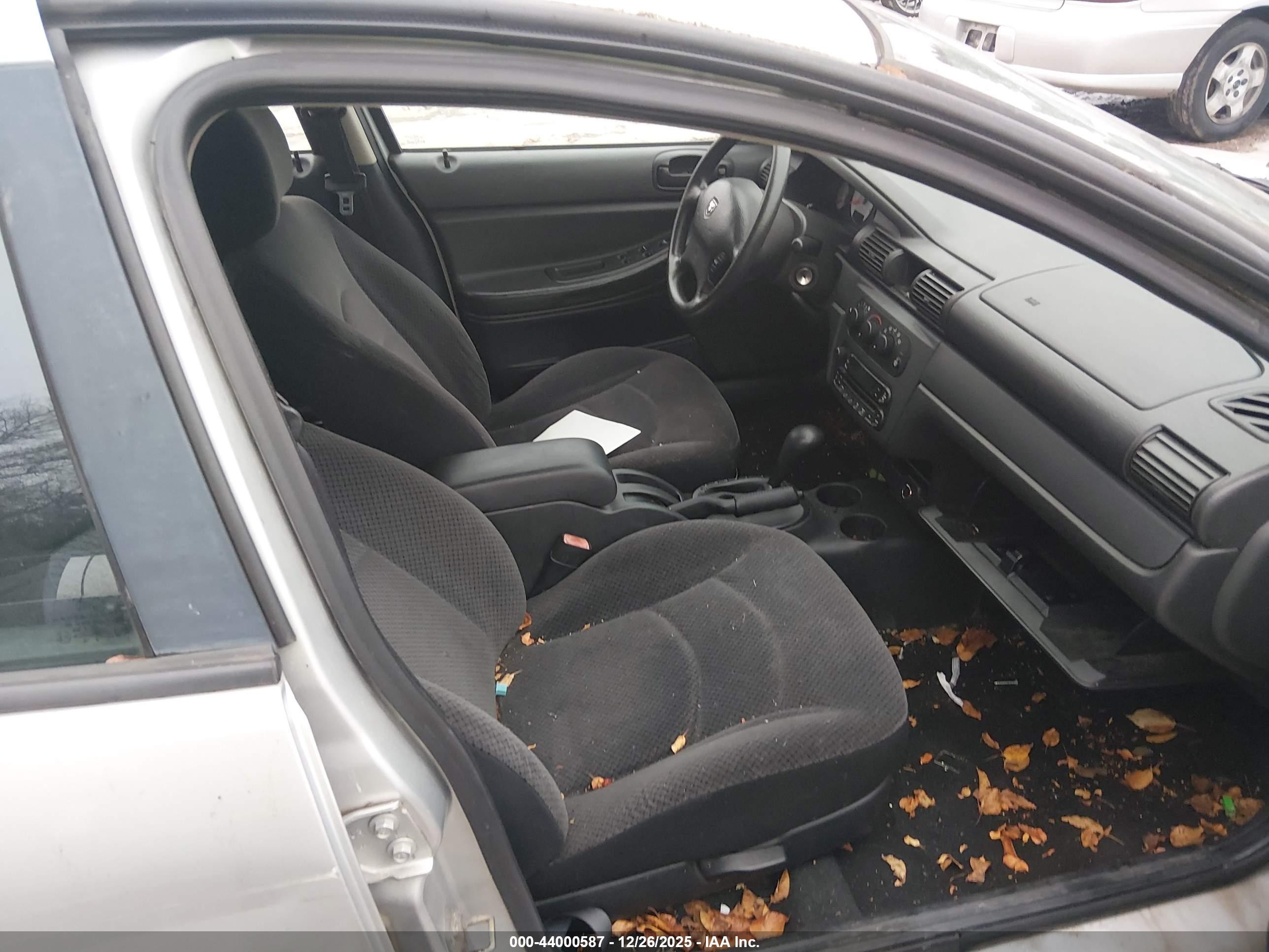 2006 Dodge Stratus Sxt Gray vin: 1B3EL46R66N159497