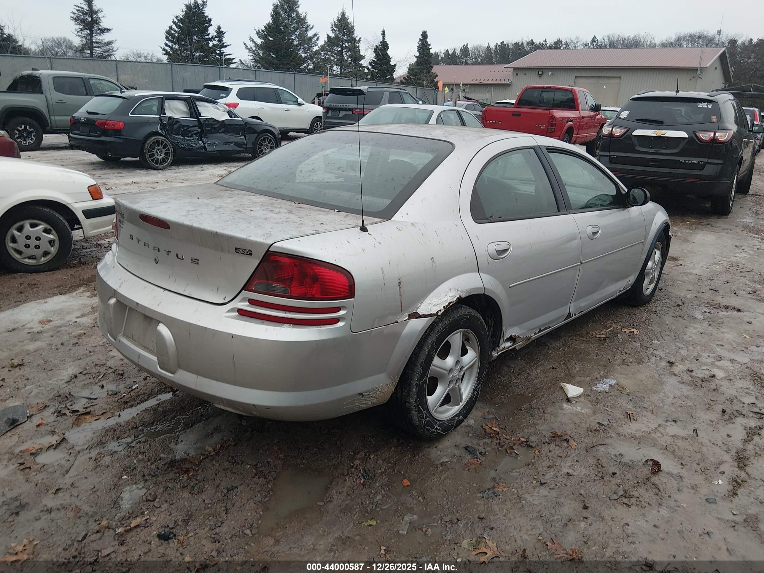 2006 Dodge Stratus Sxt Gray vin: 1B3EL46R66N159497