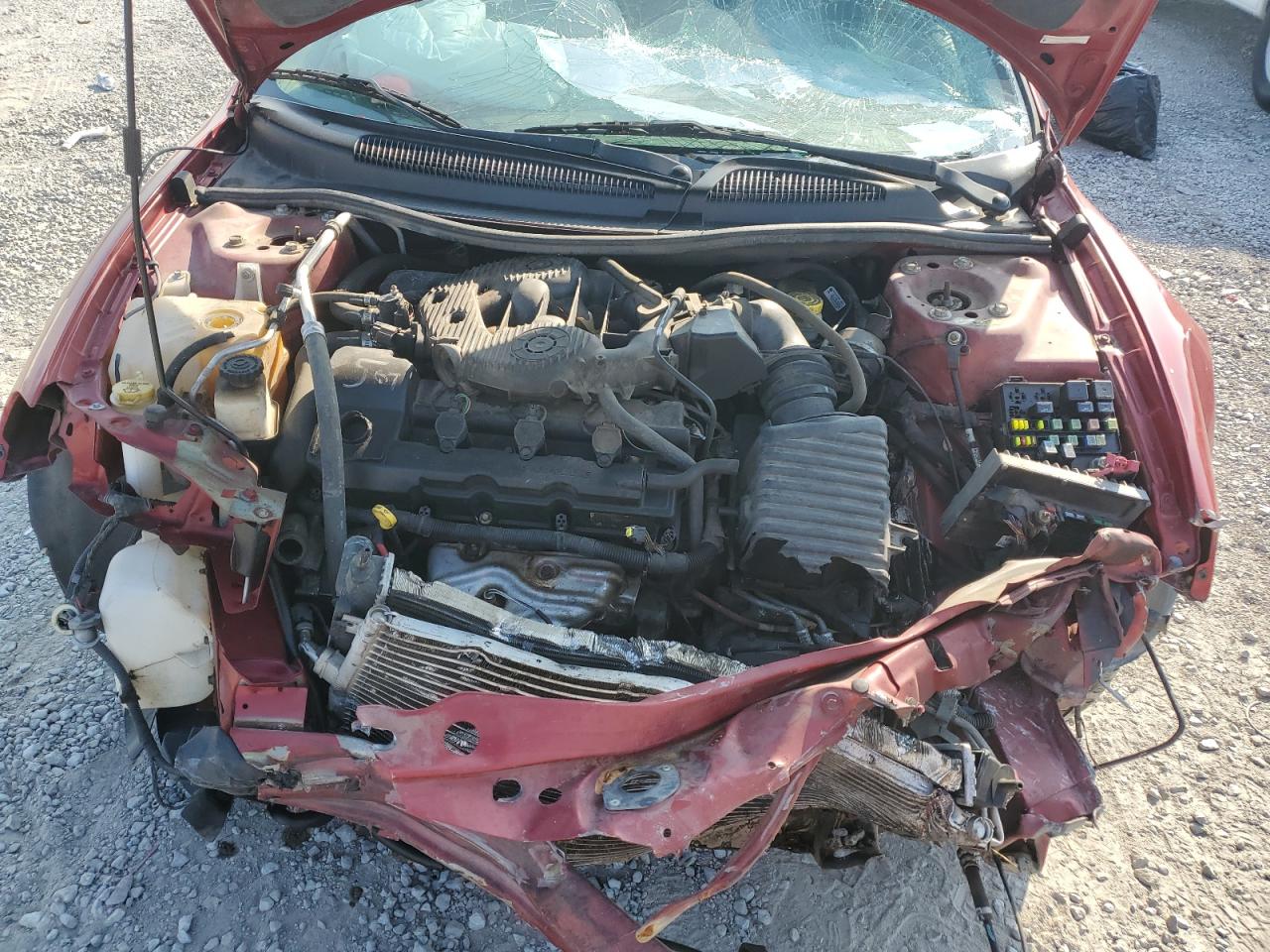 2006 Dodge Stratus Sxt Red vin: 1B3EL46R66N231735