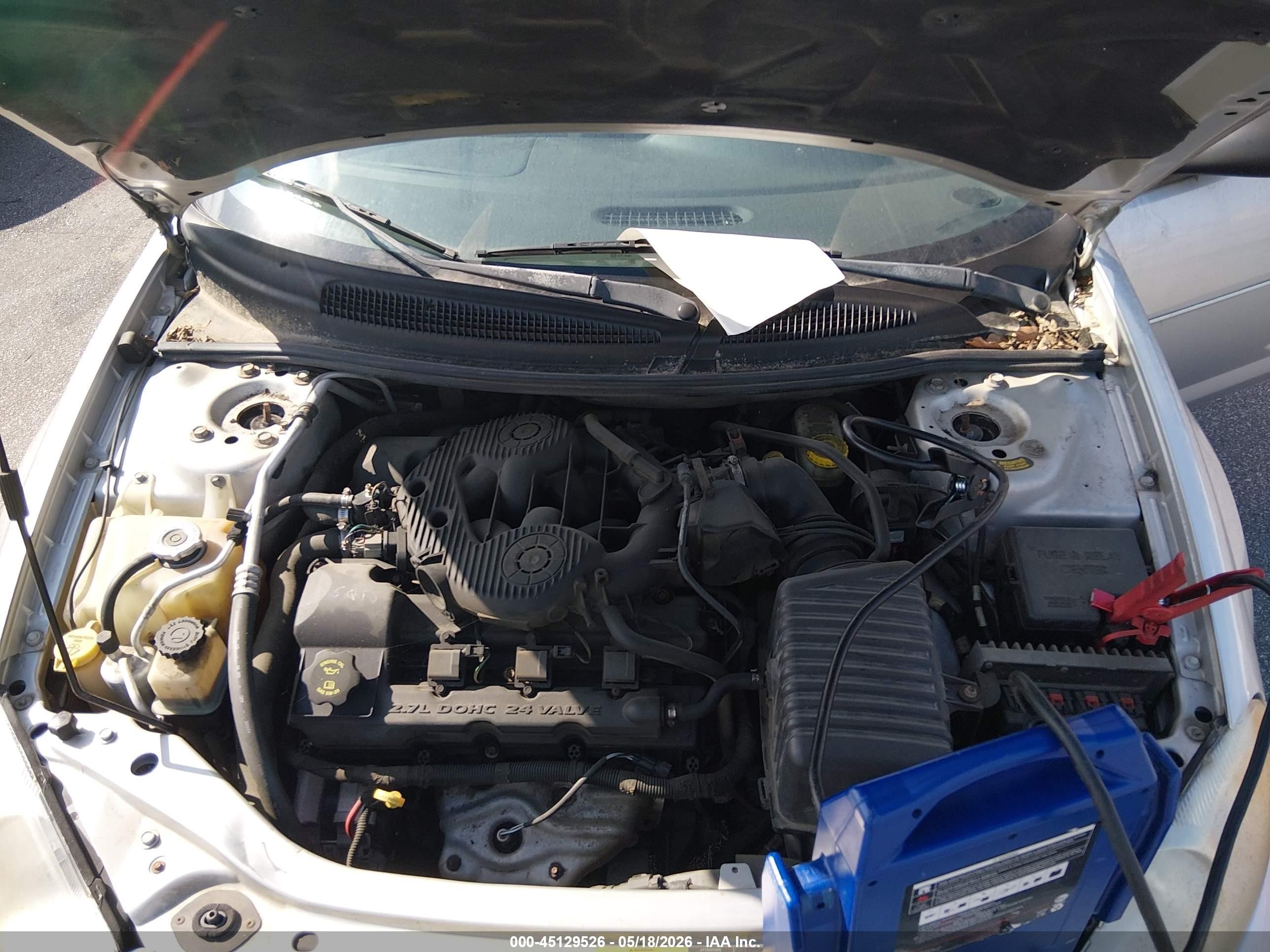2005 Dodge Stratus Sxt Серебряный vin: 1B3EL46R85N685306