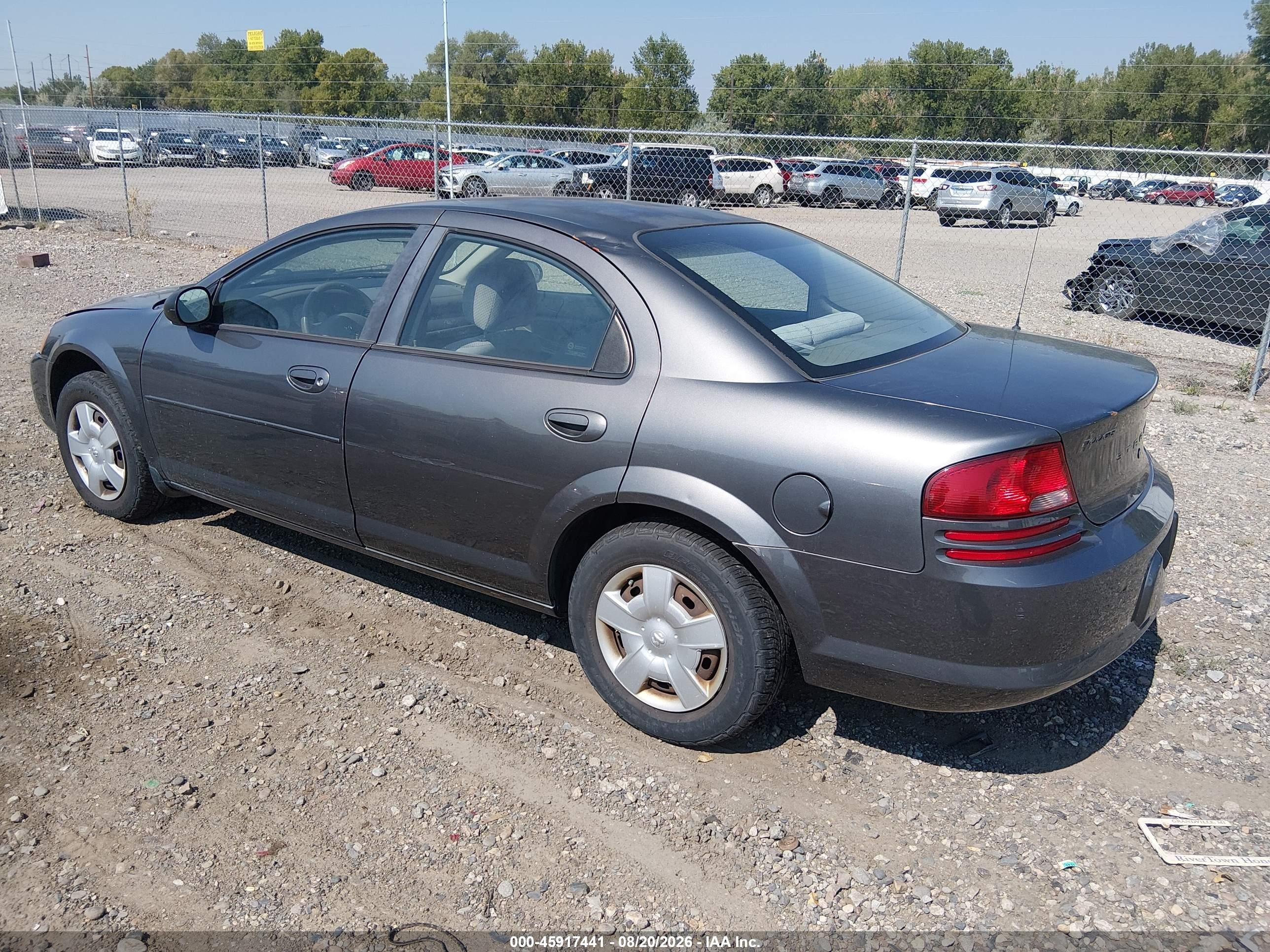 2005 Dodge Stratus Sxt Gray vin: 1B3EL46T35N604644